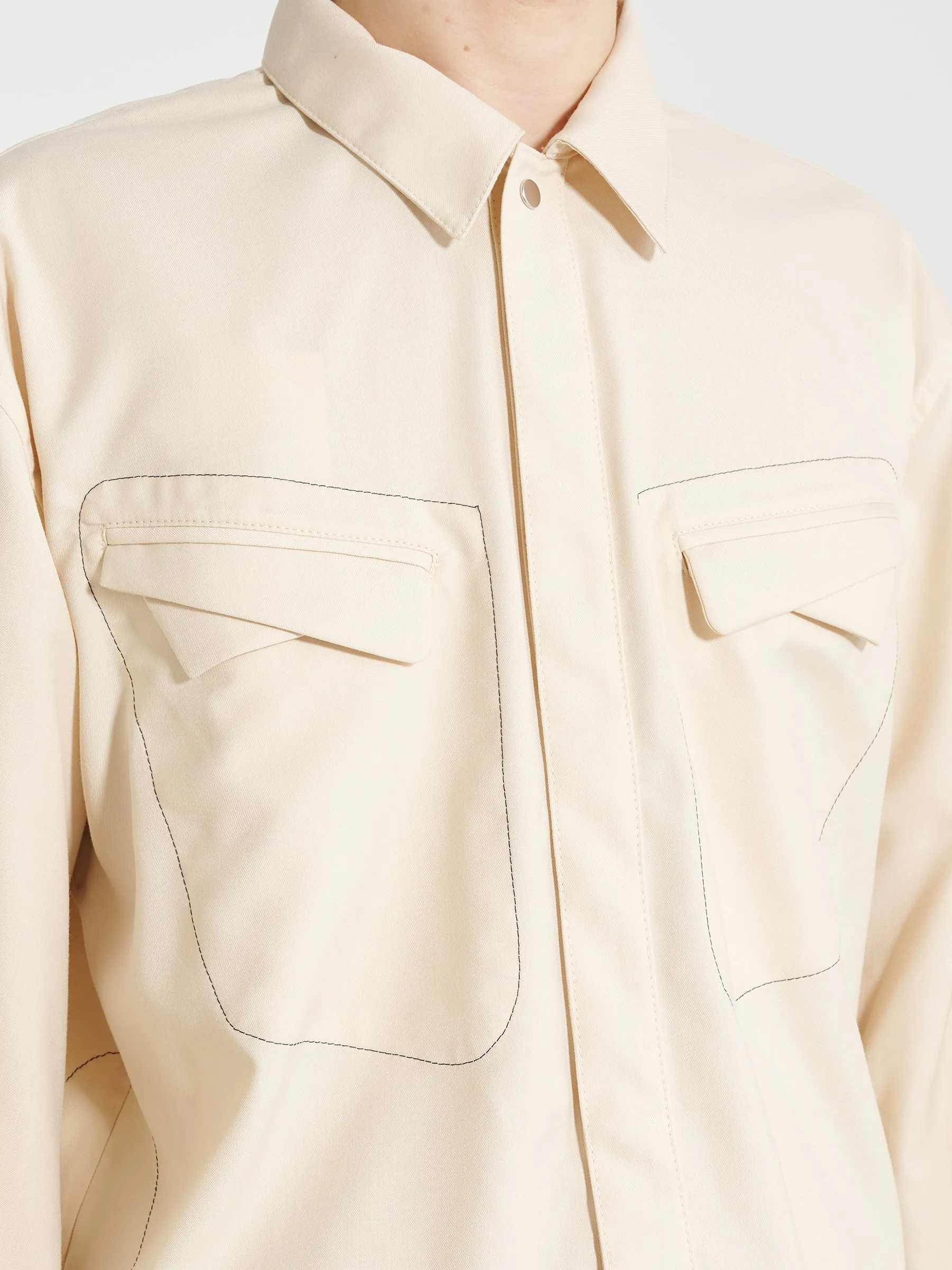 _J.L-A.L_ Sintan Blouson Cream sold by Tres Bien product image thumbnail 5