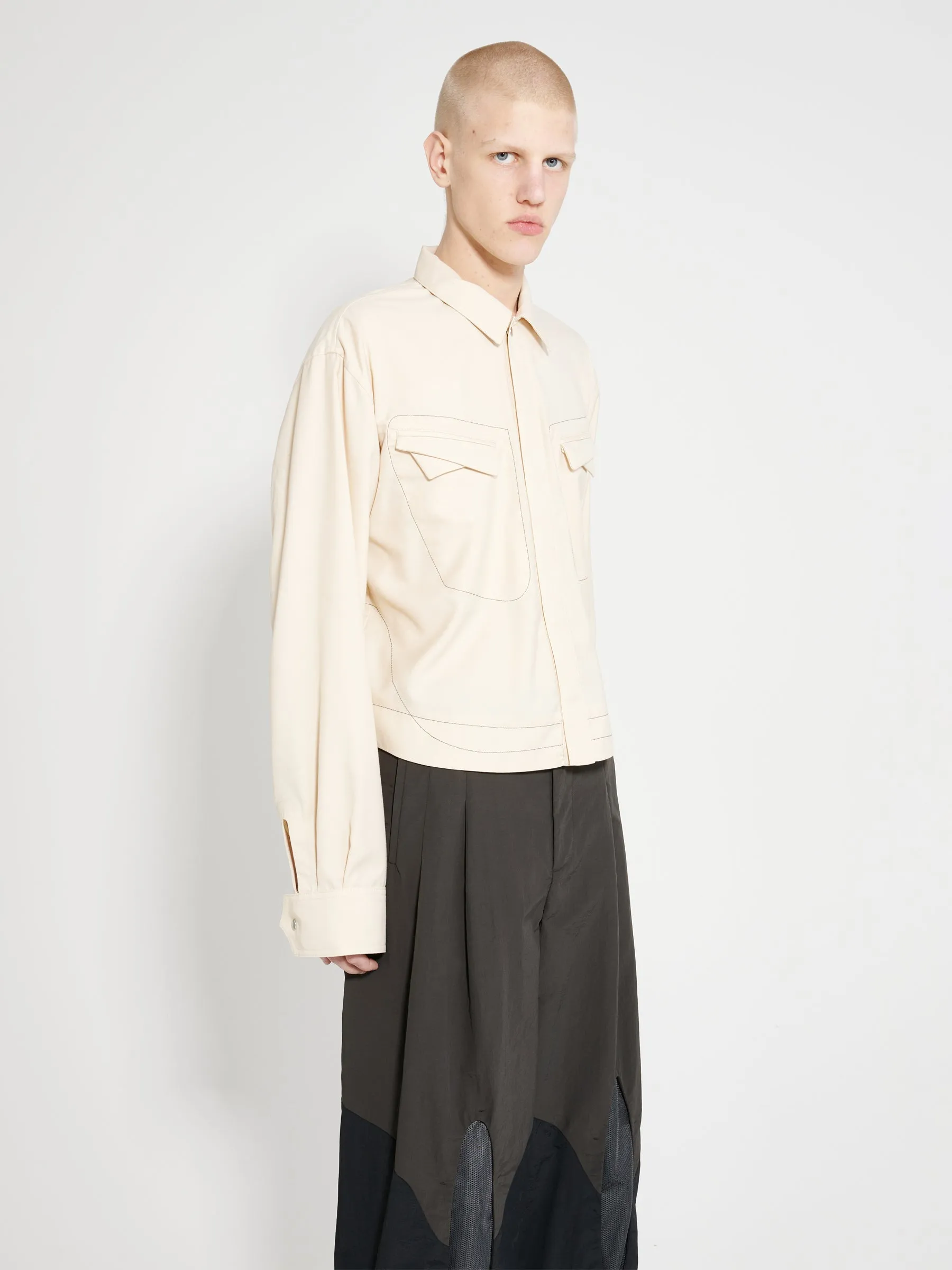 _J.L-A.L_ Sintan Blouson Cream sold by Tres Bien product image thumbnail 3