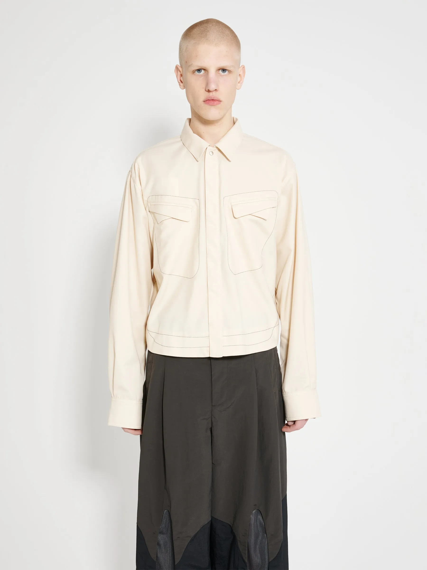 _J.L-A.L_ Sintan Blouson Cream sold by Tres Bien