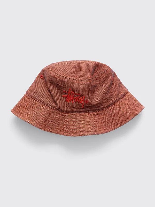 Stüssy Copyright Bucket Hat Orange made by Stussy