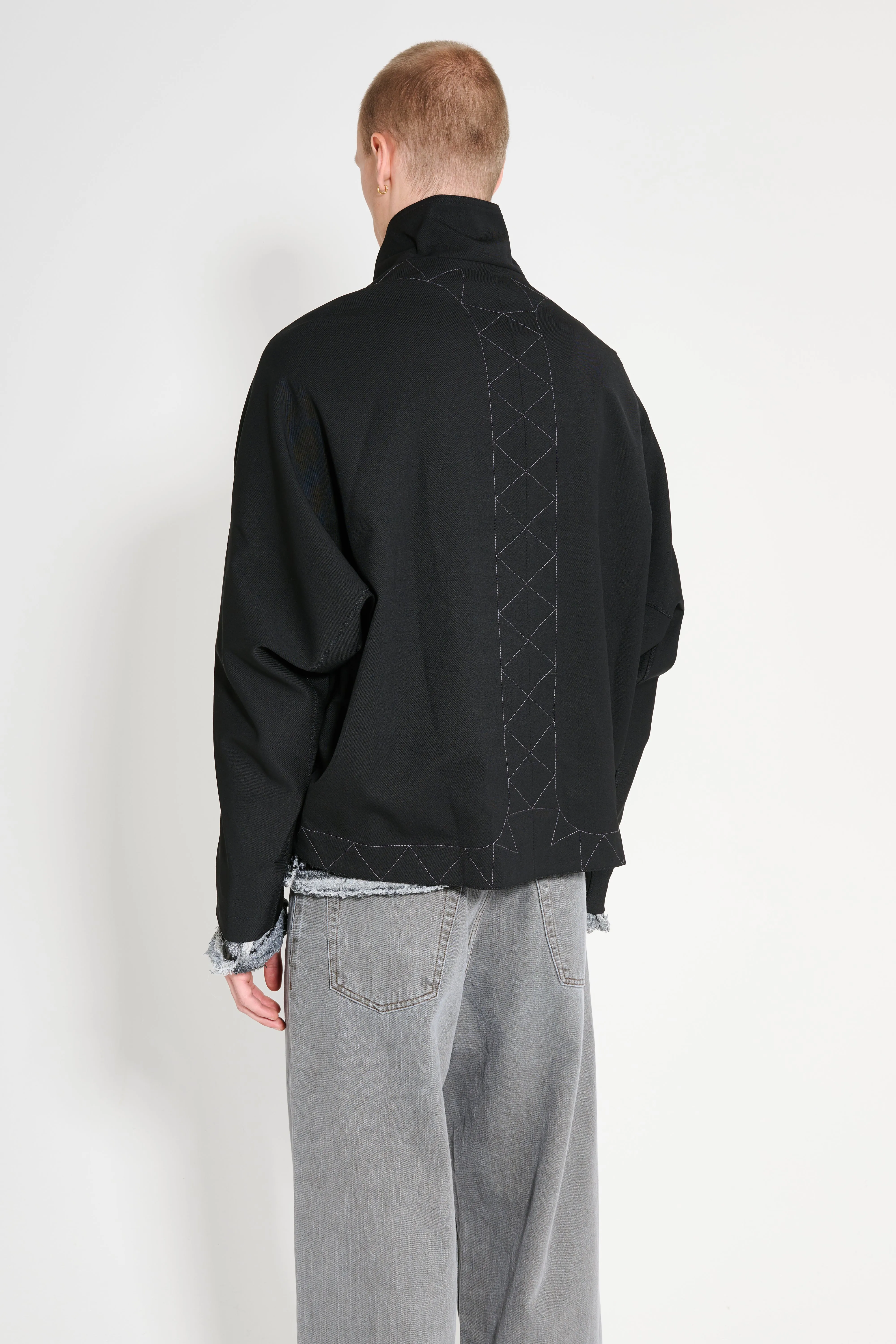 Kiko Kostadinov Jacklight Jacket Crow Black sold by Tres Bien product image thumbnail 4