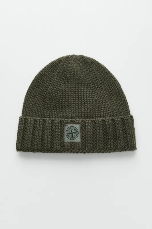 Stone Island Knitted Beanie Musk sold by Tres Bien