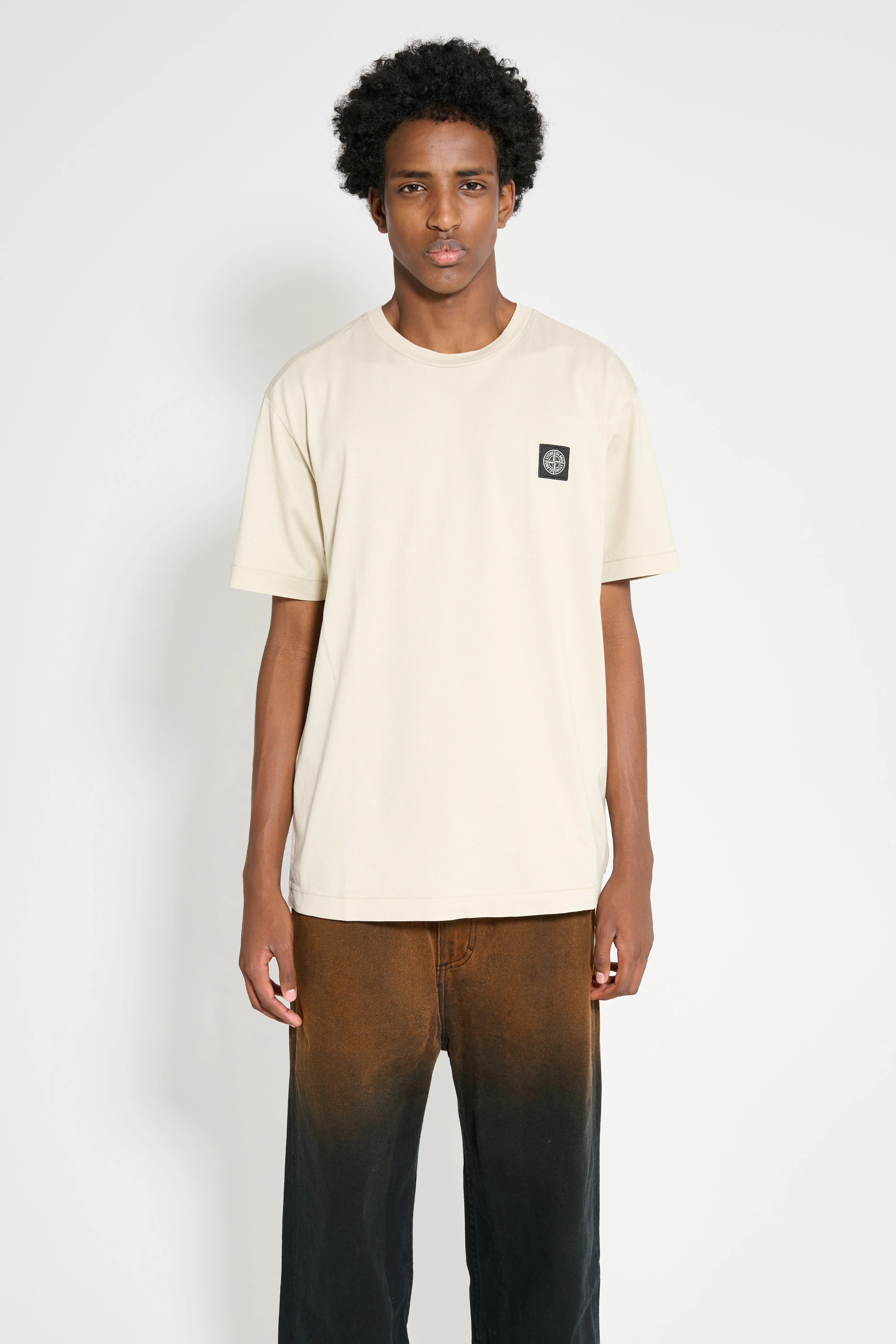 Stone Island Compass Patch Logo T-shirt Plaster sold by Tres Bien