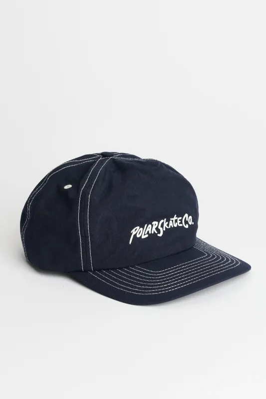 Polar Skate Co. Surf Logo Earl Cap Navy made by Polar Skate