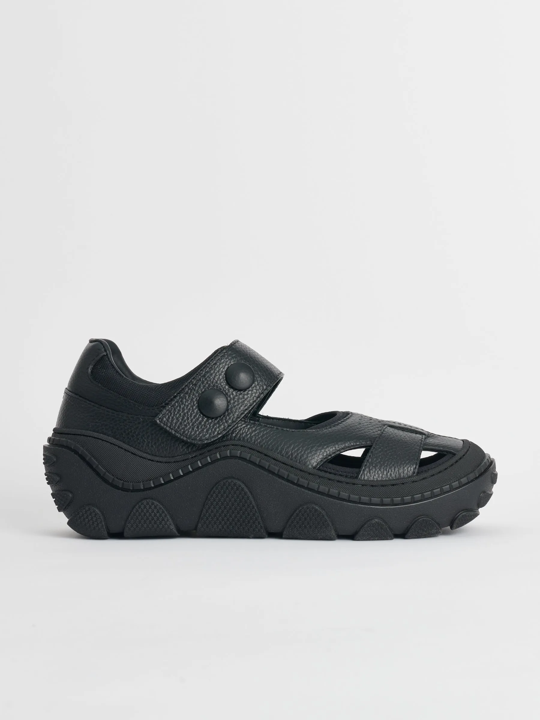 Kiko Kostadinov Sandal Hybrid Black Soot sold by Tres Bien