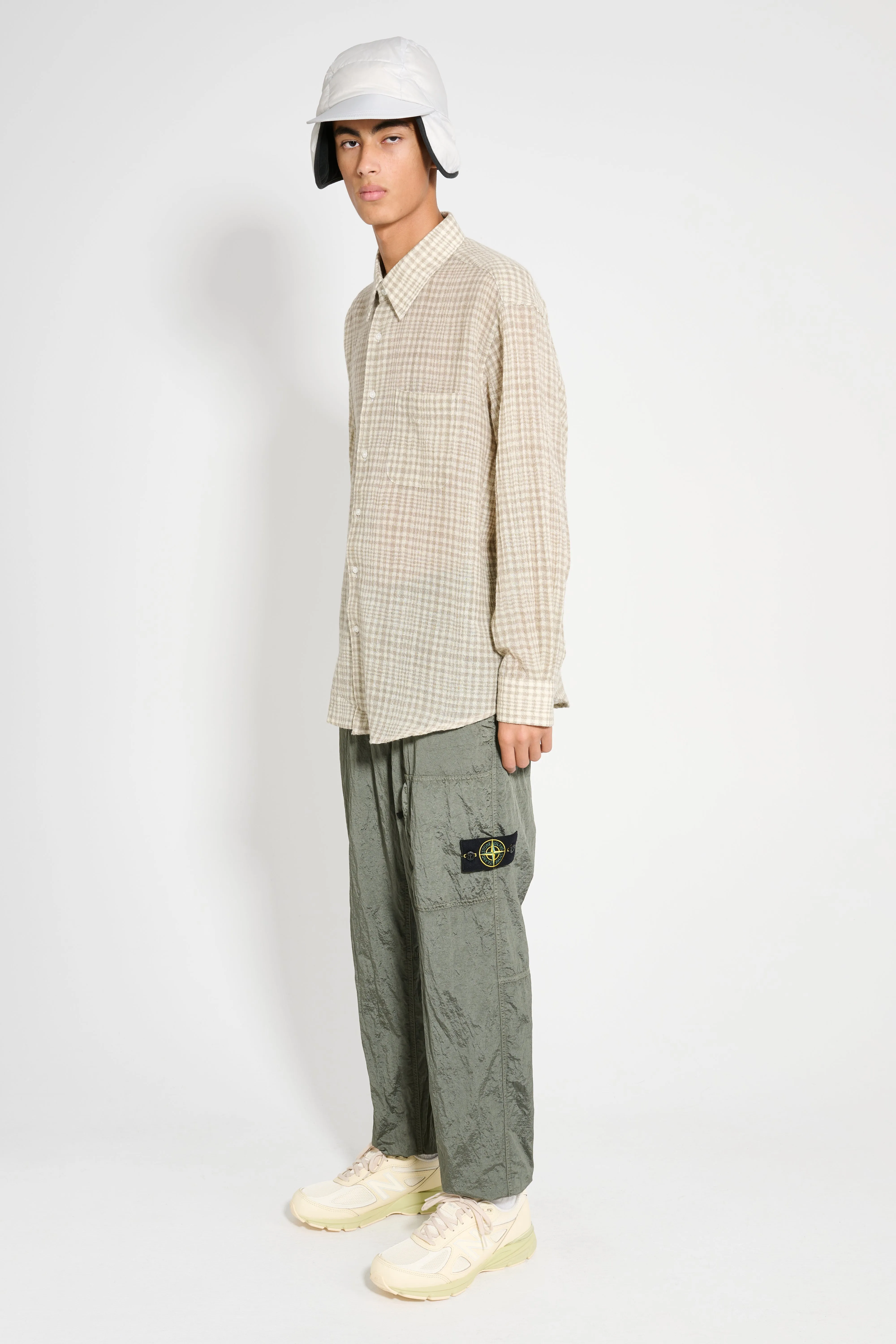 Stone Island Nylon Metal Track Pants Musk sold by Tres Bien product image thumbnail 5