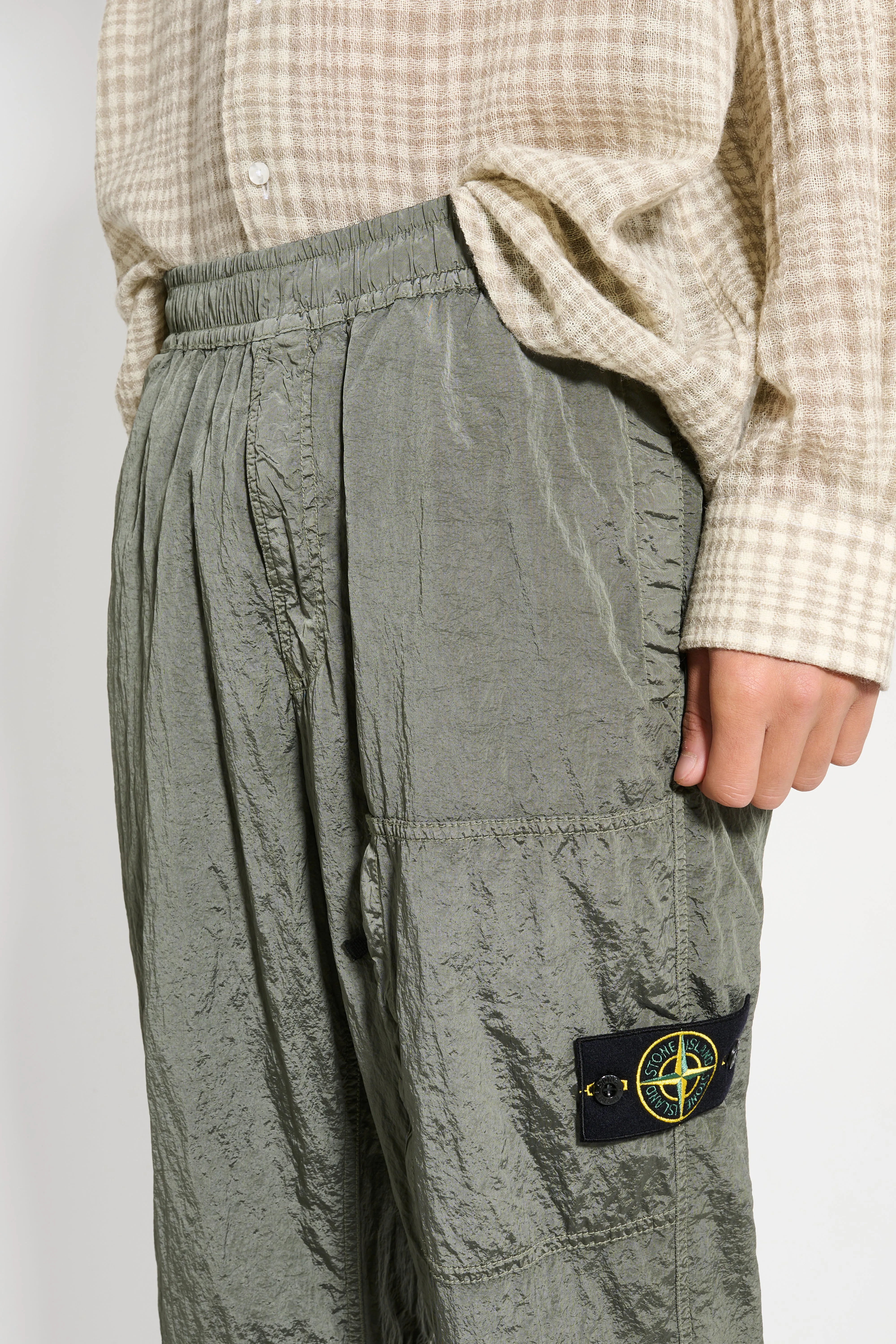 Stone Island Nylon Metal Track Pants Musk sold by Tres Bien product image thumbnail 3