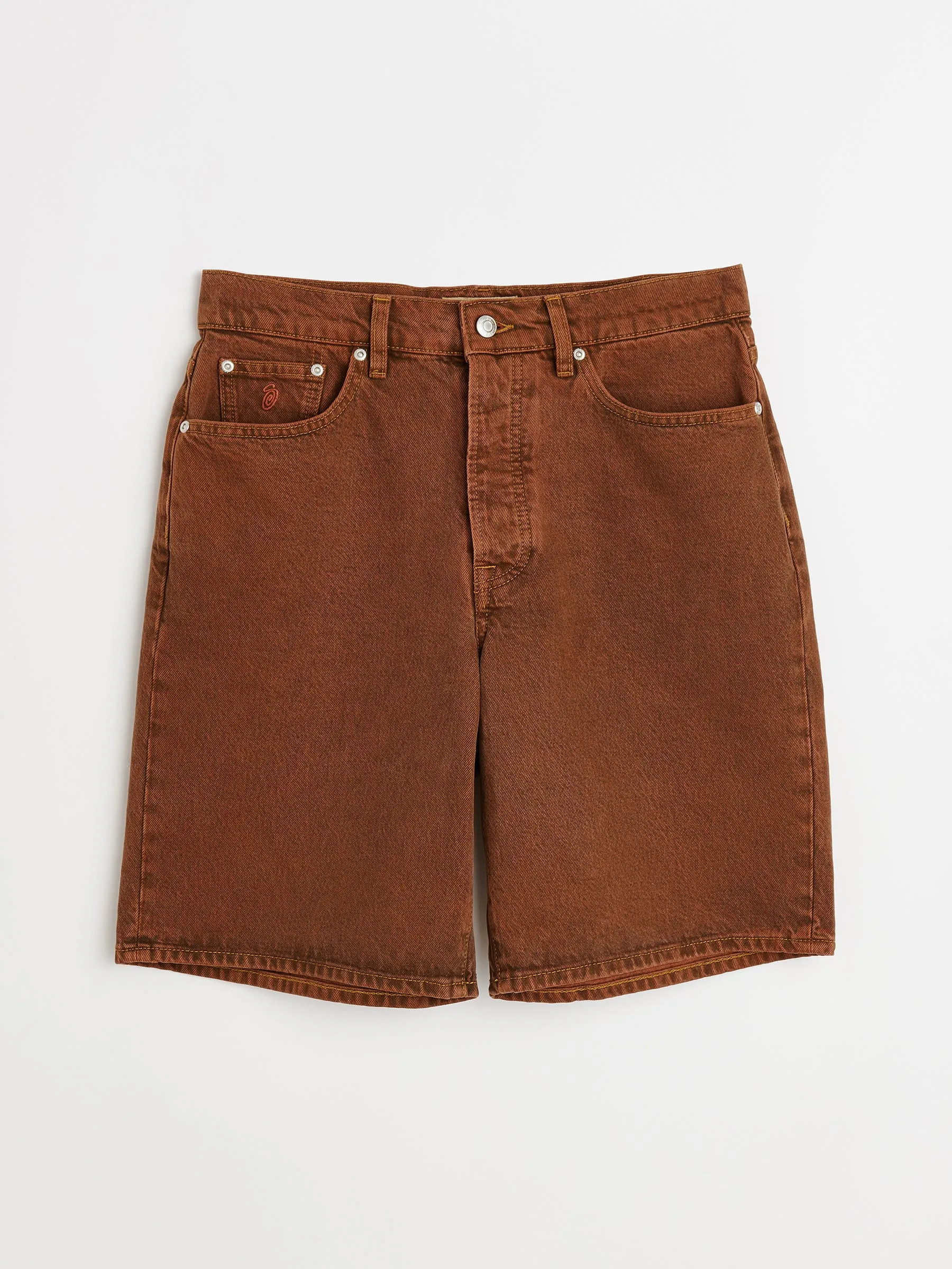 Stüssy Big Ol Shorts Denim Clay sold by Tres Bien