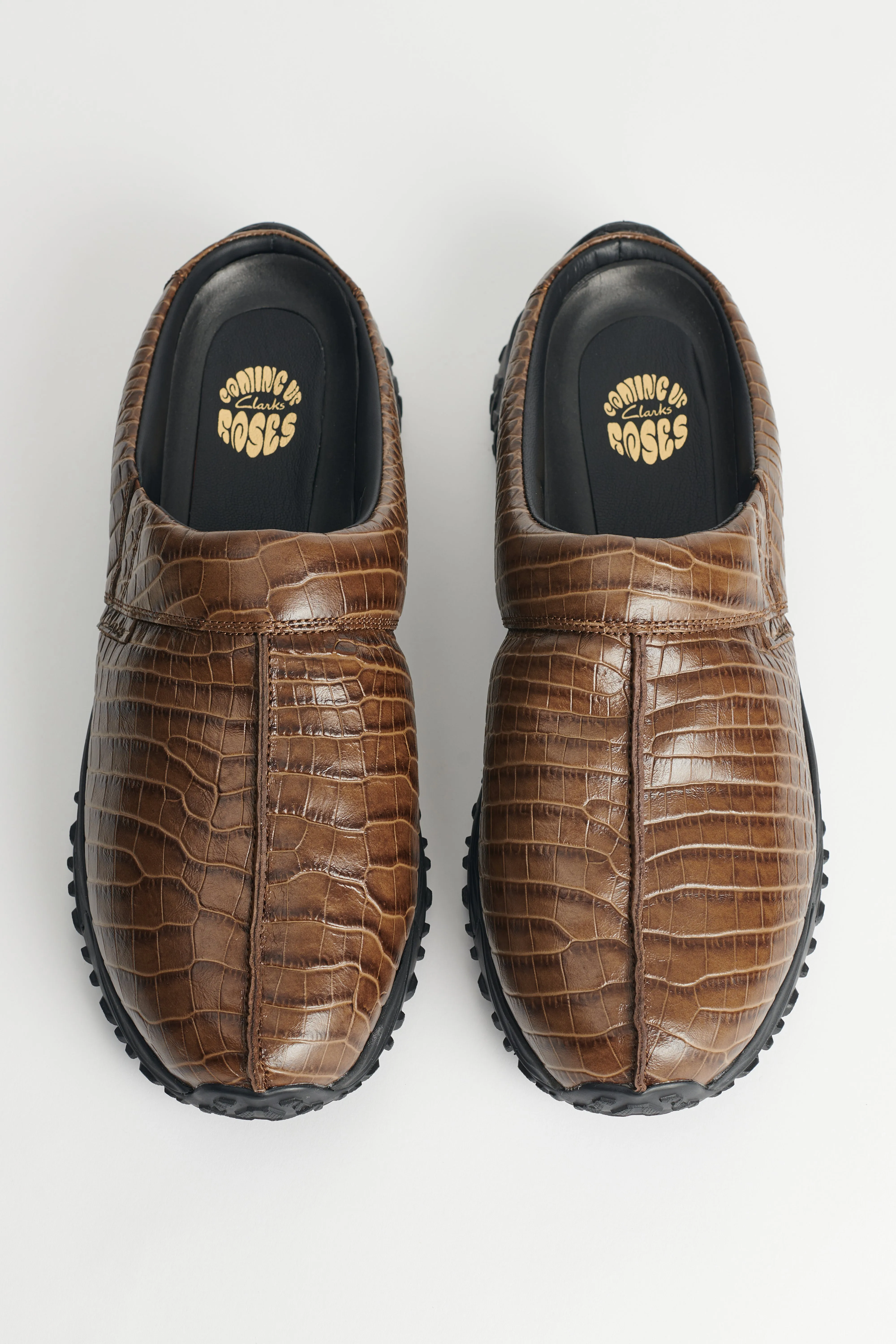 Martine Rose x Clarks Clog Brown Croc sold by Tres Bien product image thumbnail 5