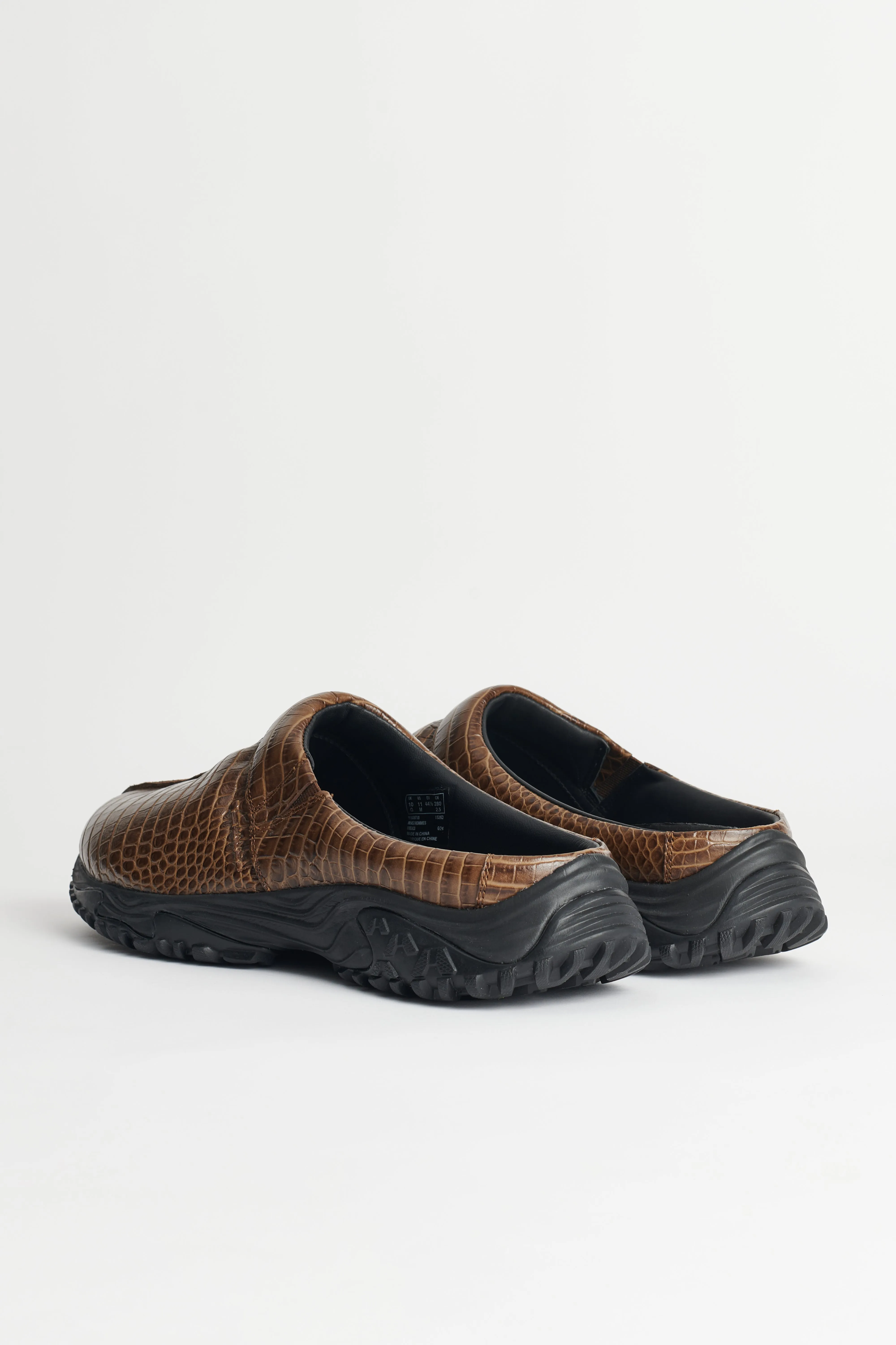 Martine Rose x Clarks Clog Brown Croc sold by Tres Bien product image thumbnail 4