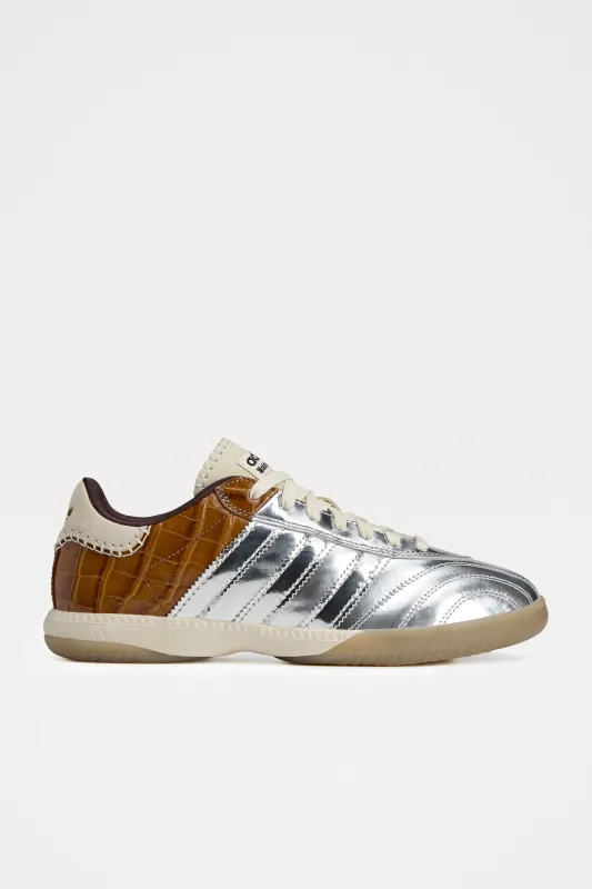 adidas Originals by Wales Bonner MN Samba Metallic Silver Metallic / Easy Yellow made by Adidas