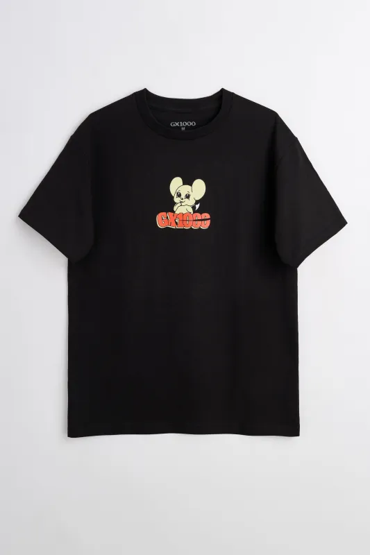GX1000 Mouse T-shirt Black made by Tres Bien