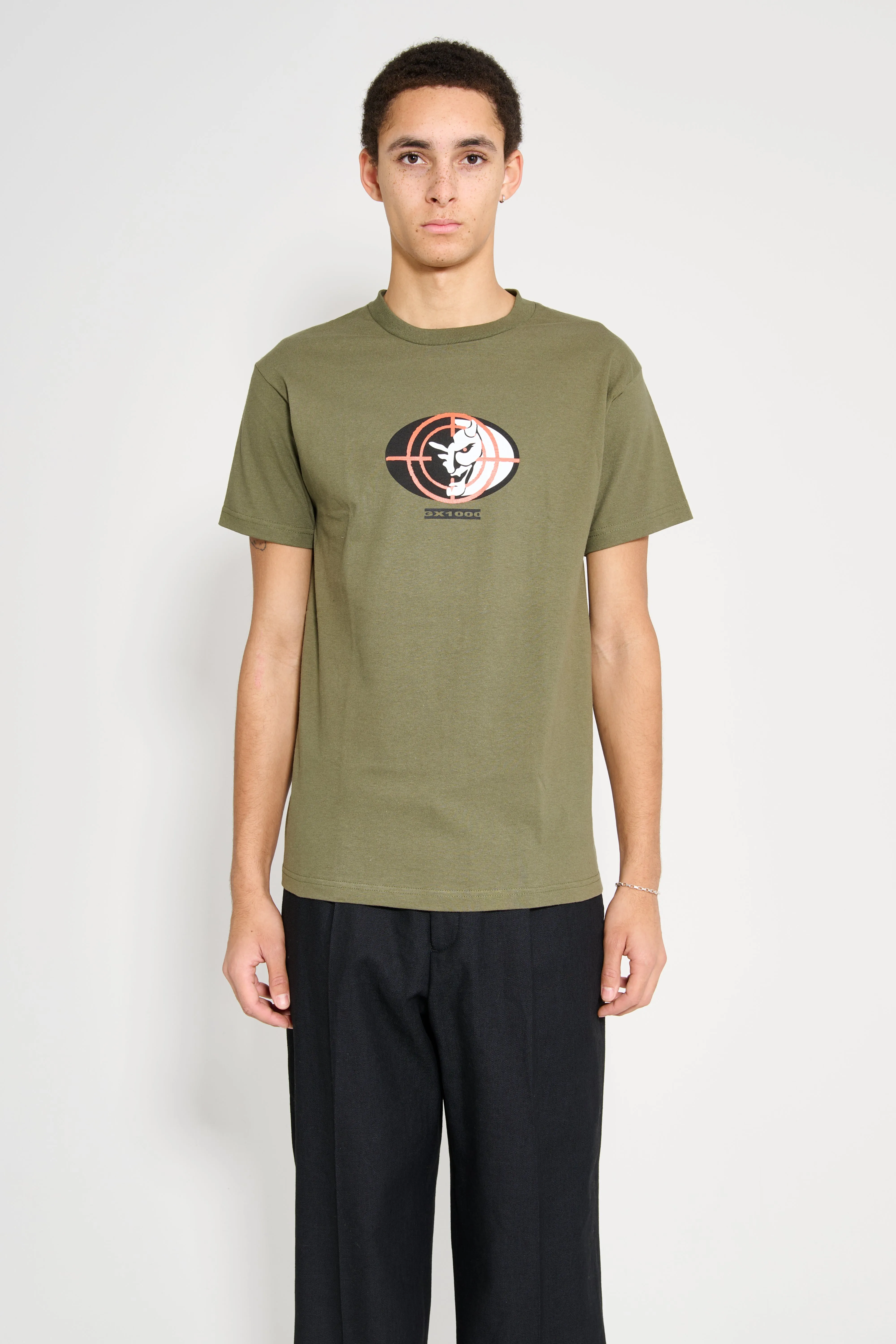 GX1000 Scope T-shirt Military Green sold by Tres Bien product image thumbnail 2