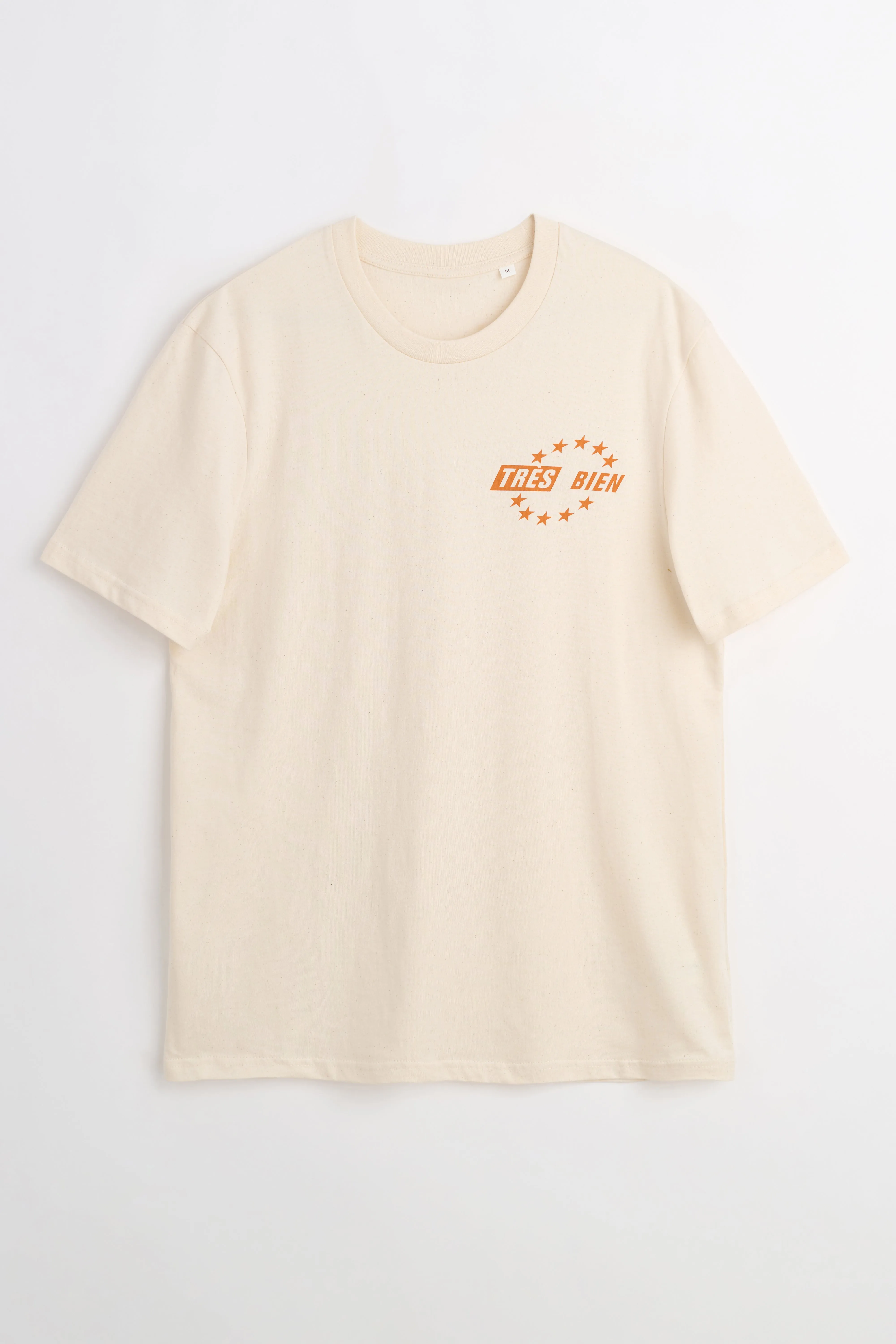 TRÈS BIEN Sport Logo Tee Natural Raw sold by Tres Bien