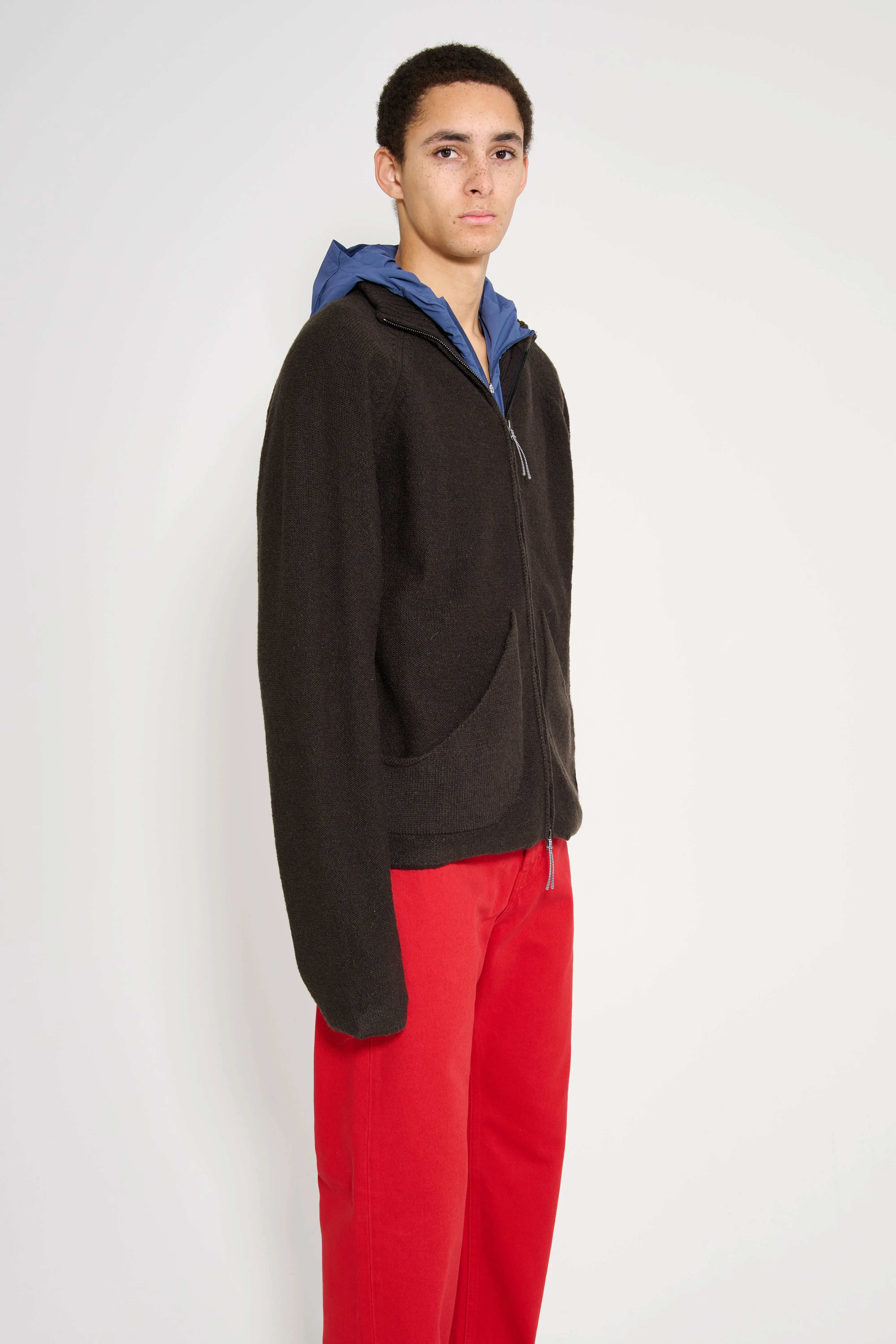 ROA Mohair Cardigan Brown sold by Tres Bien product image thumbnail 3
