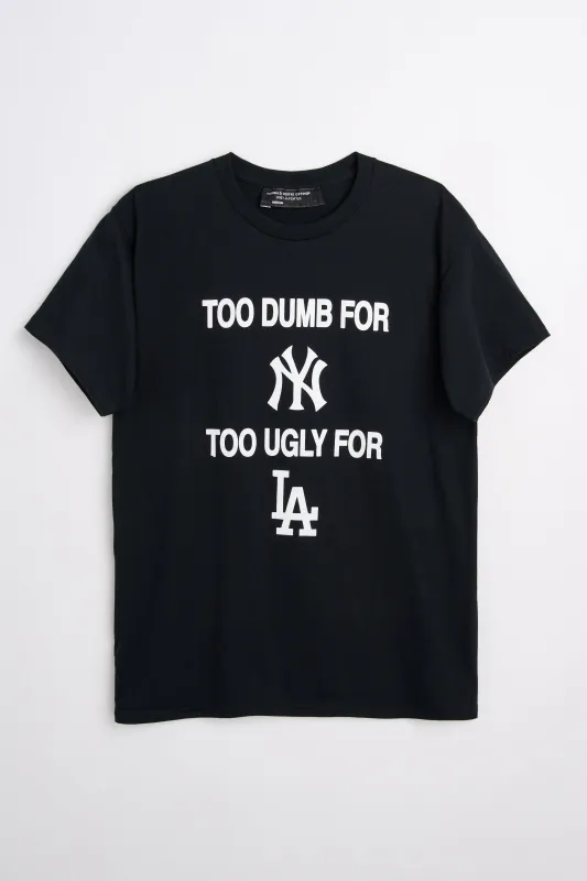 Connie Costas NY/LA Tee Black made by Tres Bien