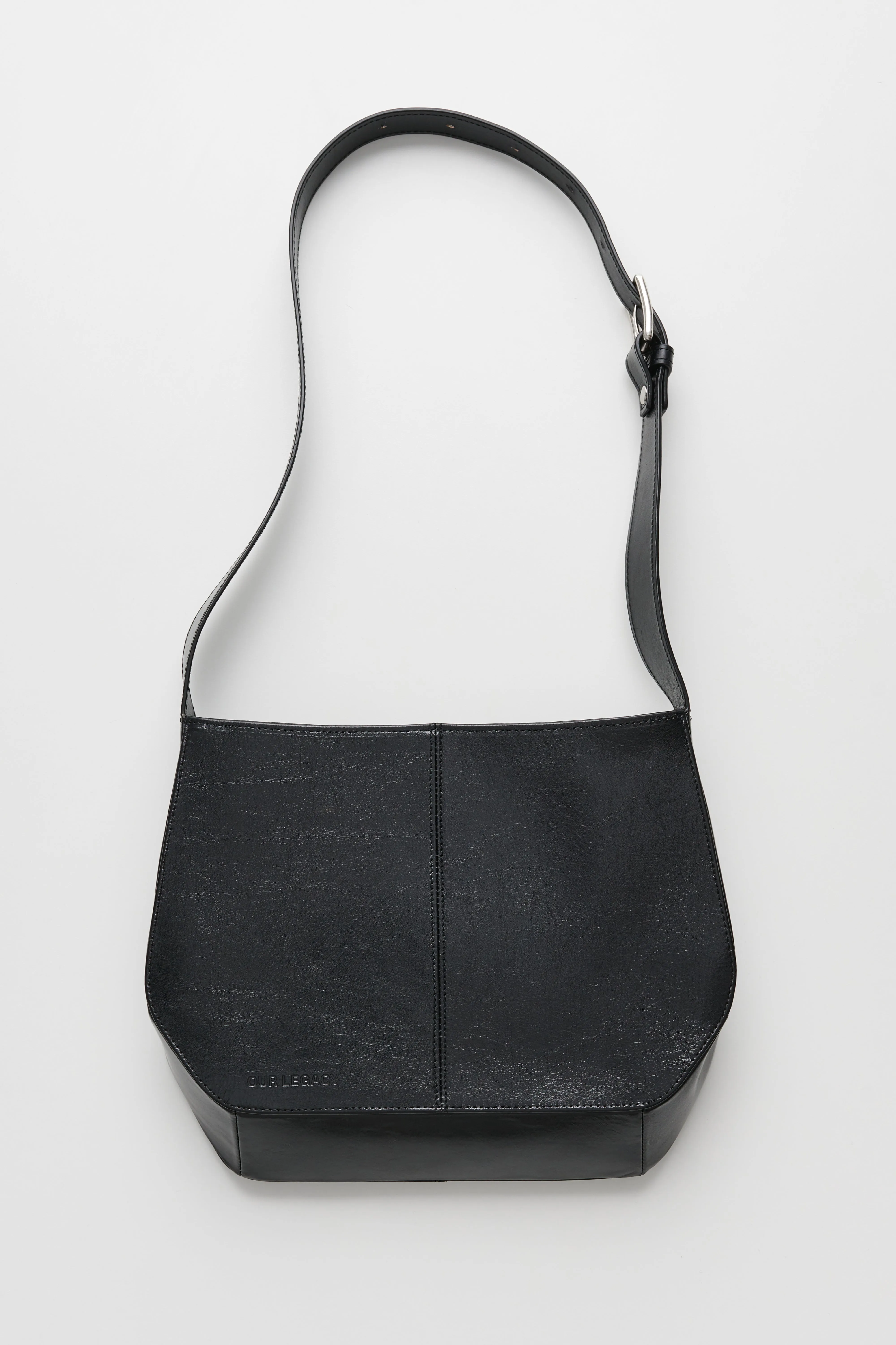 Our Legacy Flat Bag True Dye Black Leather sold by Tres Bien