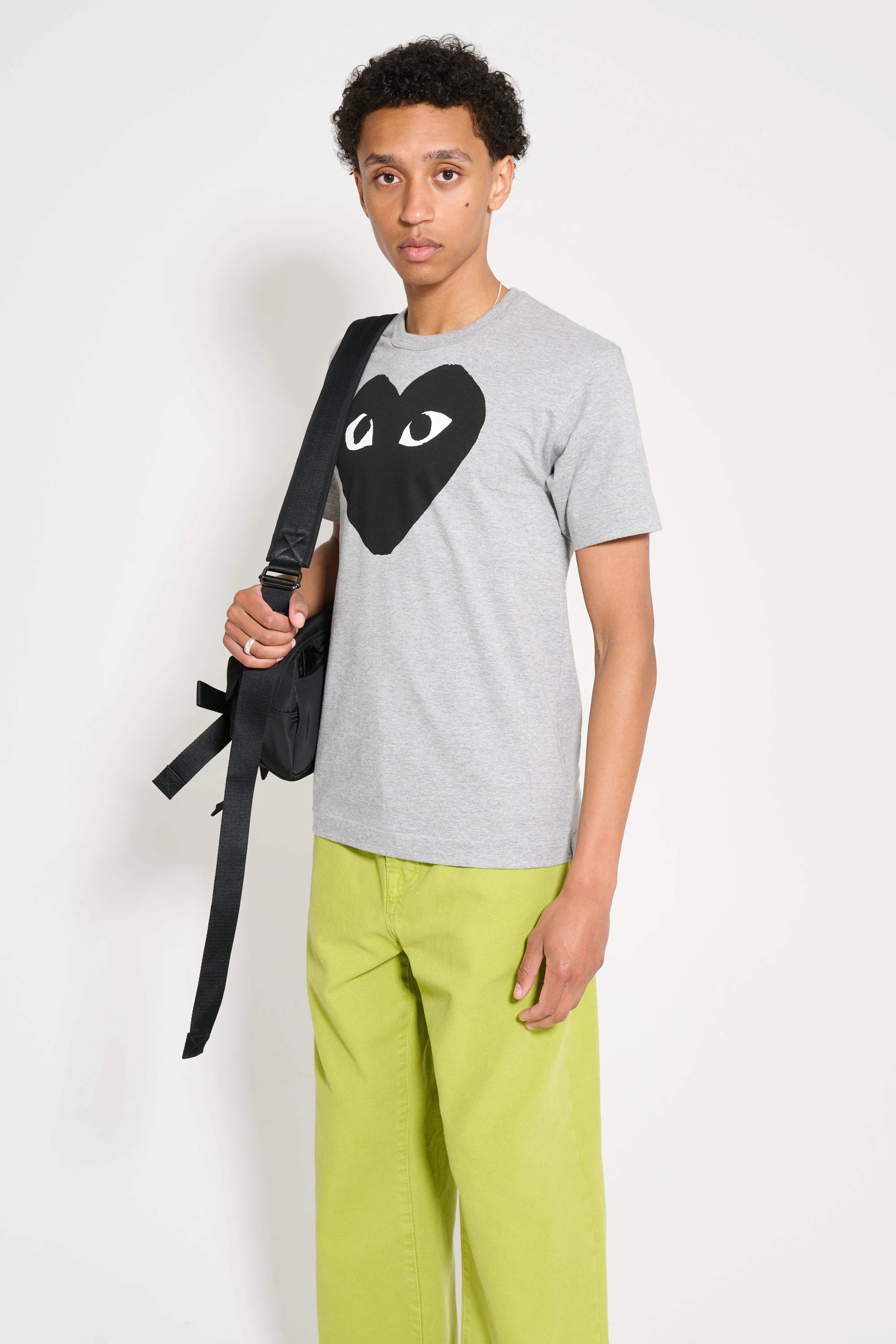 Comme des Garçons Play Big Heart T-shirt Grey sold by Tres Bien product image thumbnail 2