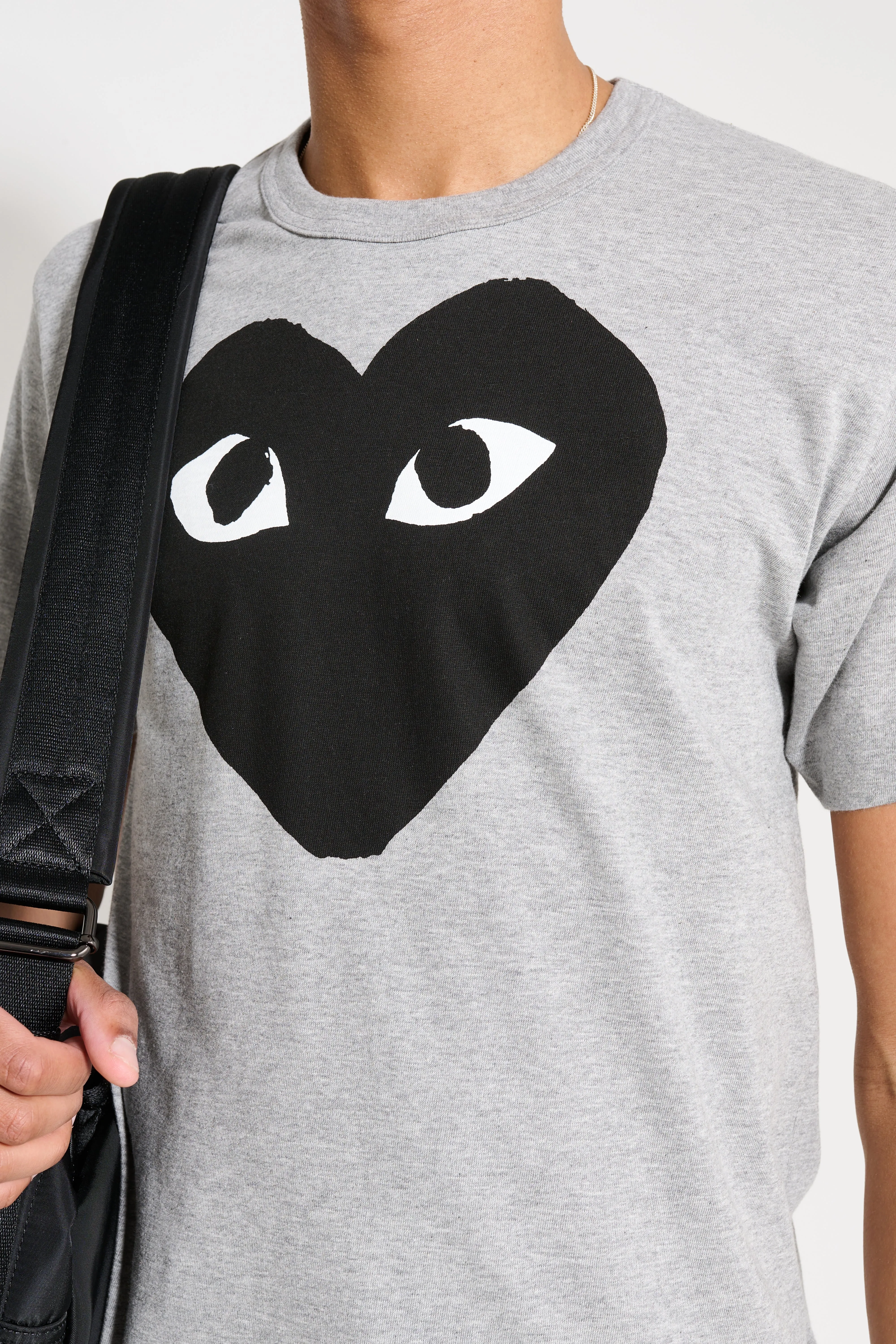 Comme des Garçons Play Big Heart T-shirt Grey sold by Tres Bien product image thumbnail 4