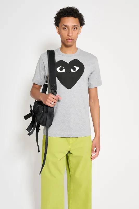 Comme des Garçons Play Big Heart T-shirt Grey made by Comme des Garcons