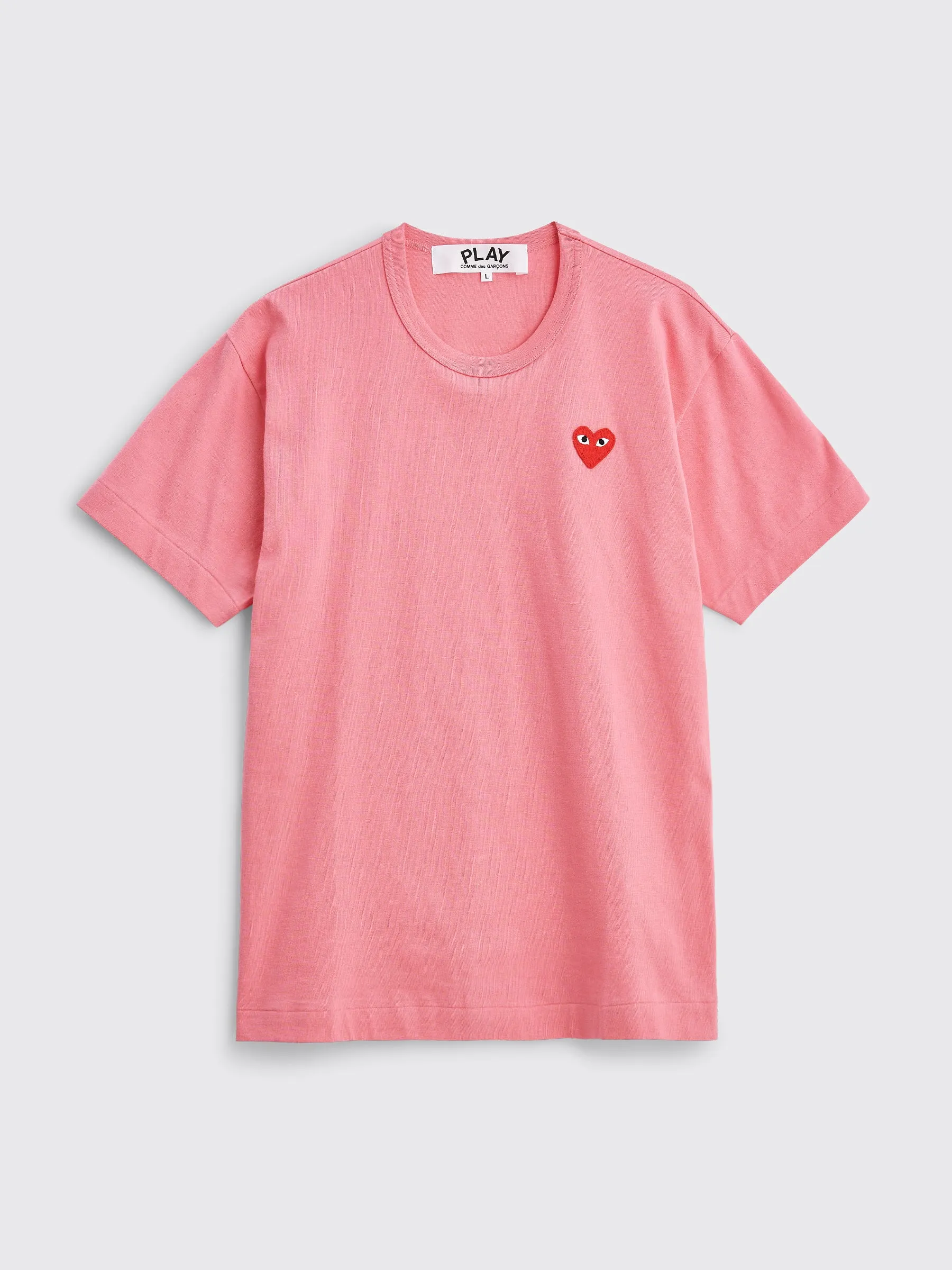 Comme des Garçons Play Small Heart T-shirt Pink sold by Tres Bien