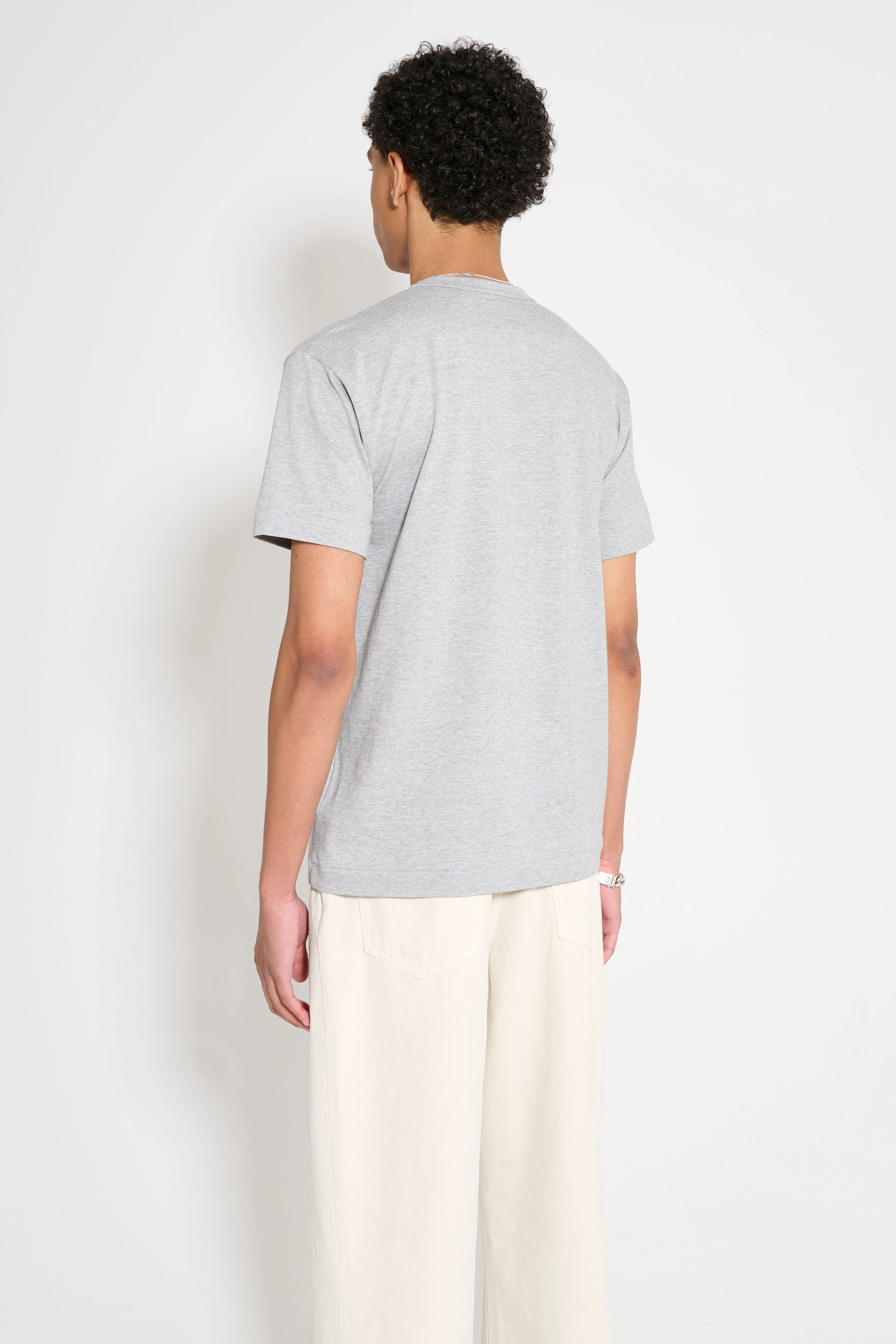 Comme des Garçons Play Small Heart T-Shirt Grey sold by Tres Bien product image thumbnail 3