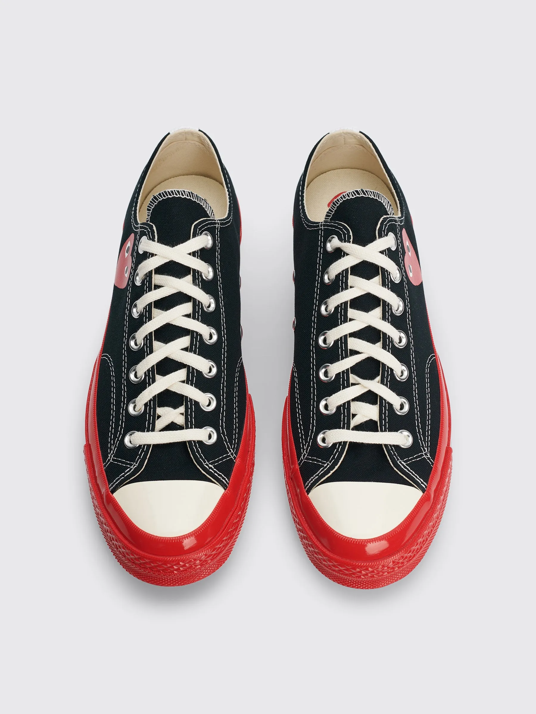 Comme des Garçons Play x Converse Chuck 70 Low Black / Red sold by Tres Bien product image thumbnail 5