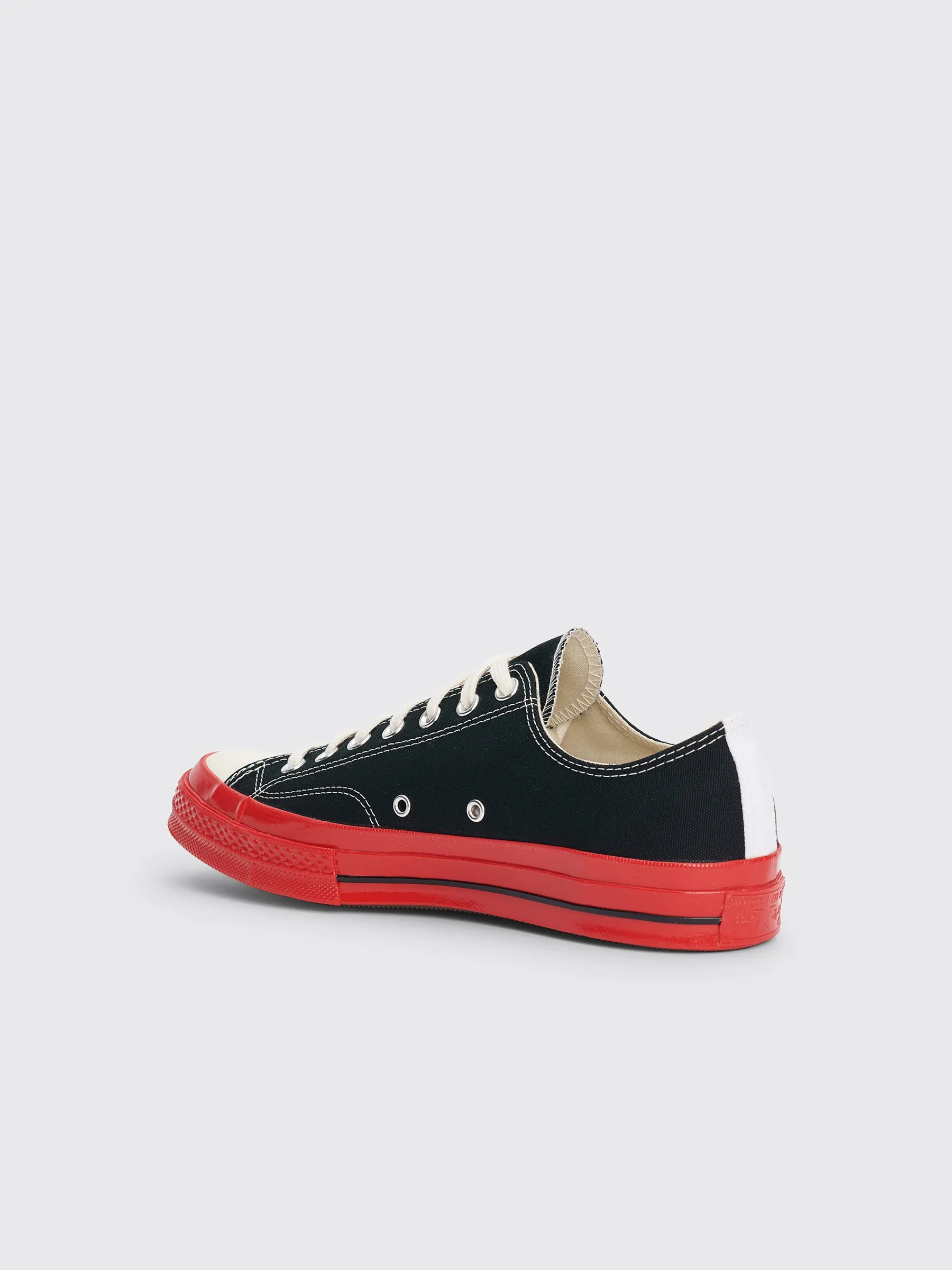 Comme des Garçons Play x Converse Chuck 70 Low Black / Red sold by Tres Bien product image thumbnail 2