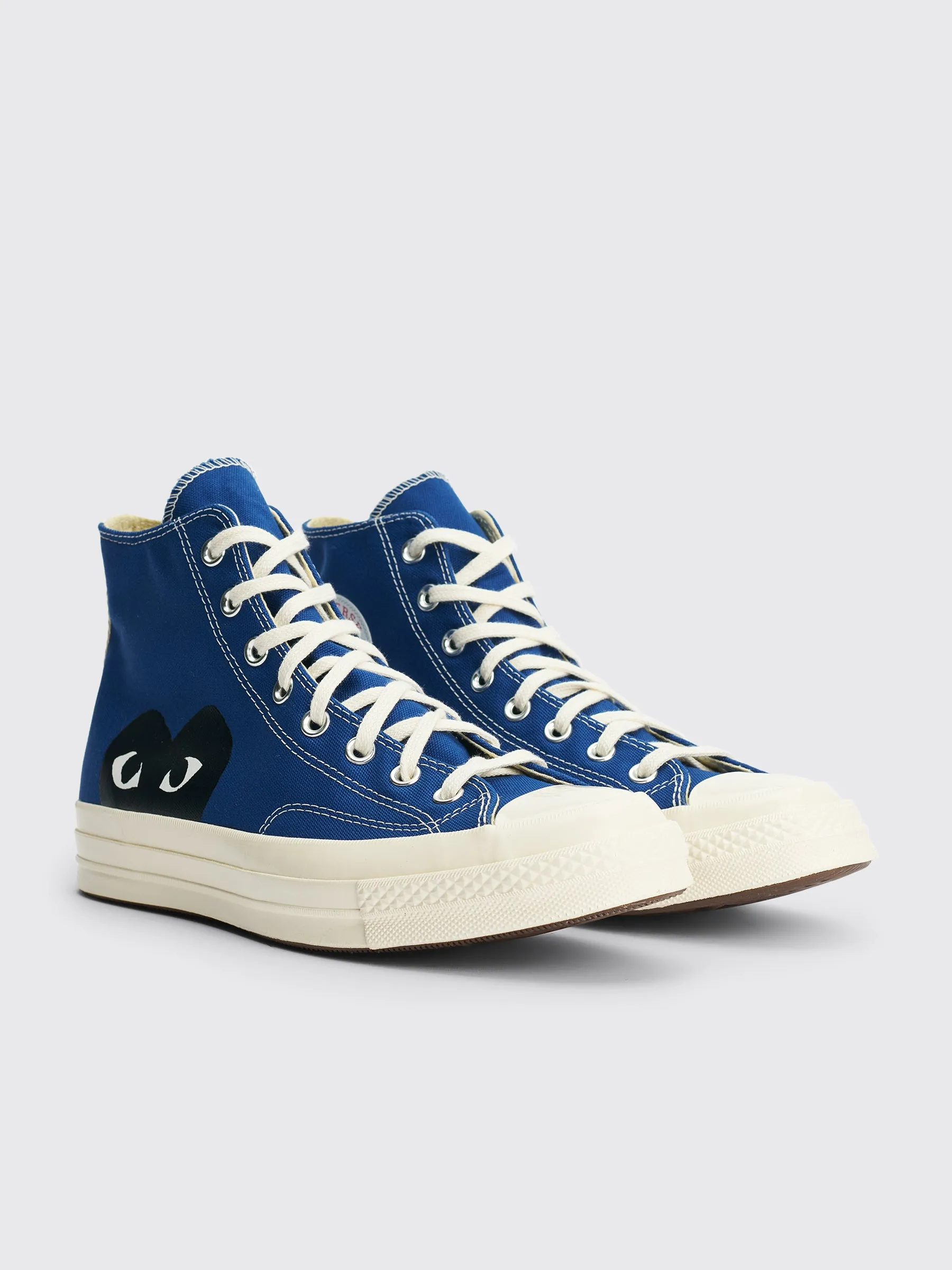 Comme des Garçons Play x Converse Chuck 70 Hi Blue sold by Tres Bien product image thumbnail 3