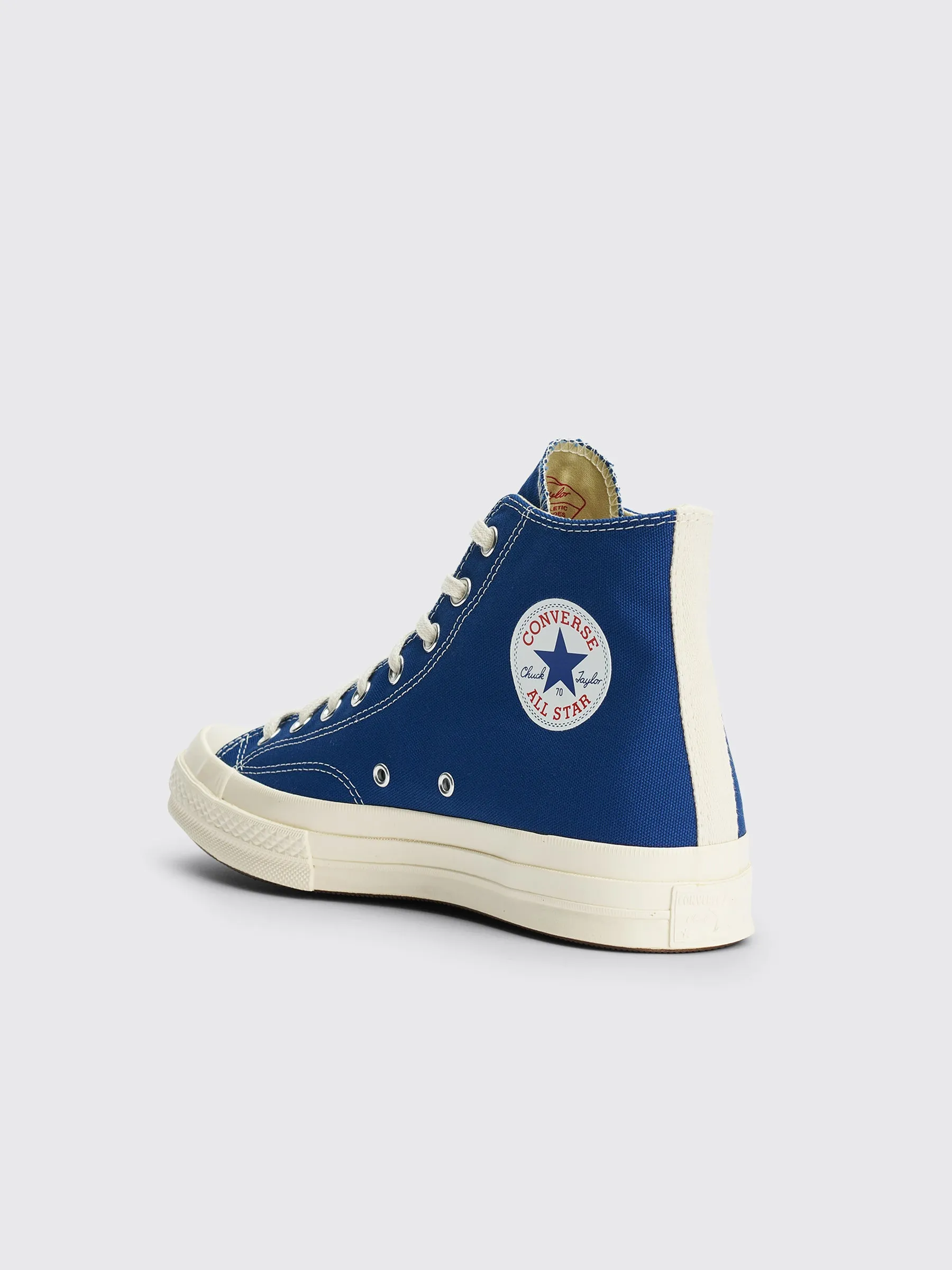 Comme des Garçons Play x Converse Chuck 70 Hi Blue sold by Tres Bien product image thumbnail 2