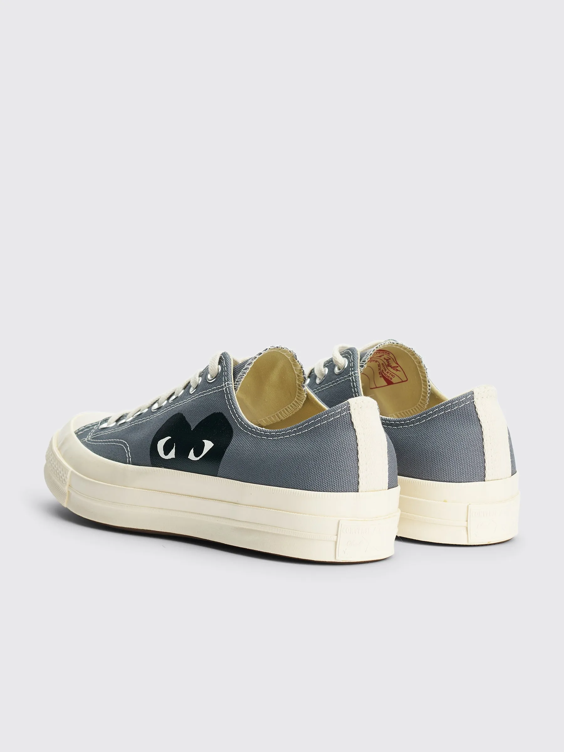 Comme des Garçons Play x Converse Chuck 70 Low Grey sold by Tres Bien product image thumbnail 4