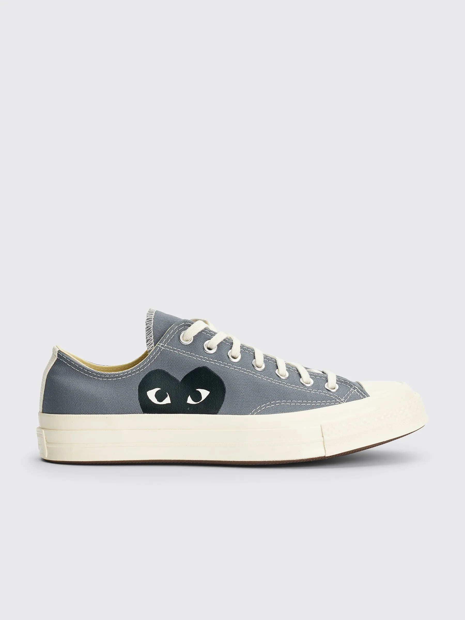 Comme des Garçons Play x Converse Chuck 70 Low Grey sold by Tres Bien