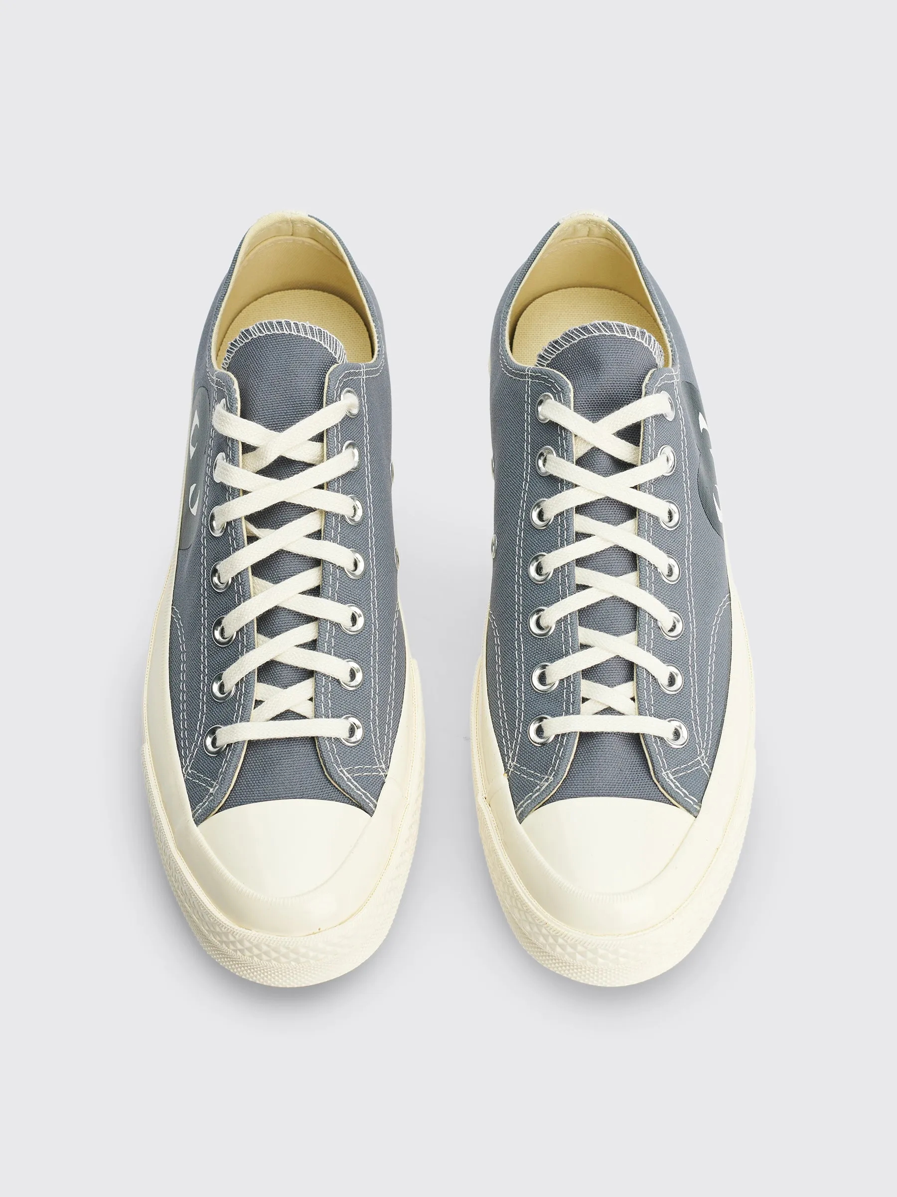 Comme des Garçons Play x Converse Chuck 70 Low Grey sold by Tres Bien product image thumbnail 5