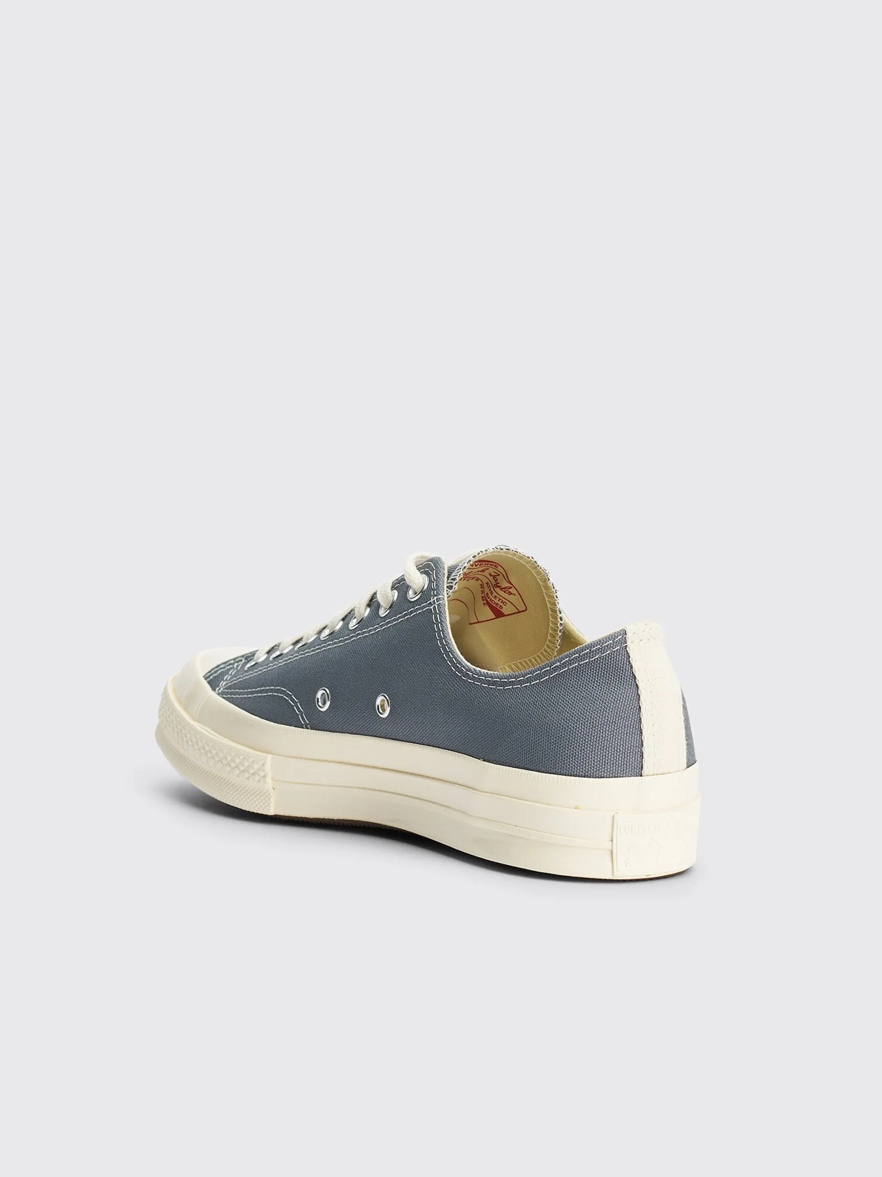 Comme des Garçons Play x Converse Chuck 70 Low Grey sold by Tres Bien product image thumbnail 2