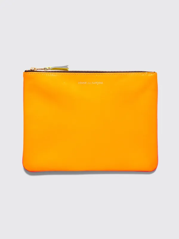 Comme des Garçons Wallet SA5100 Super Fluo Orange / Pink made by Tres Bien