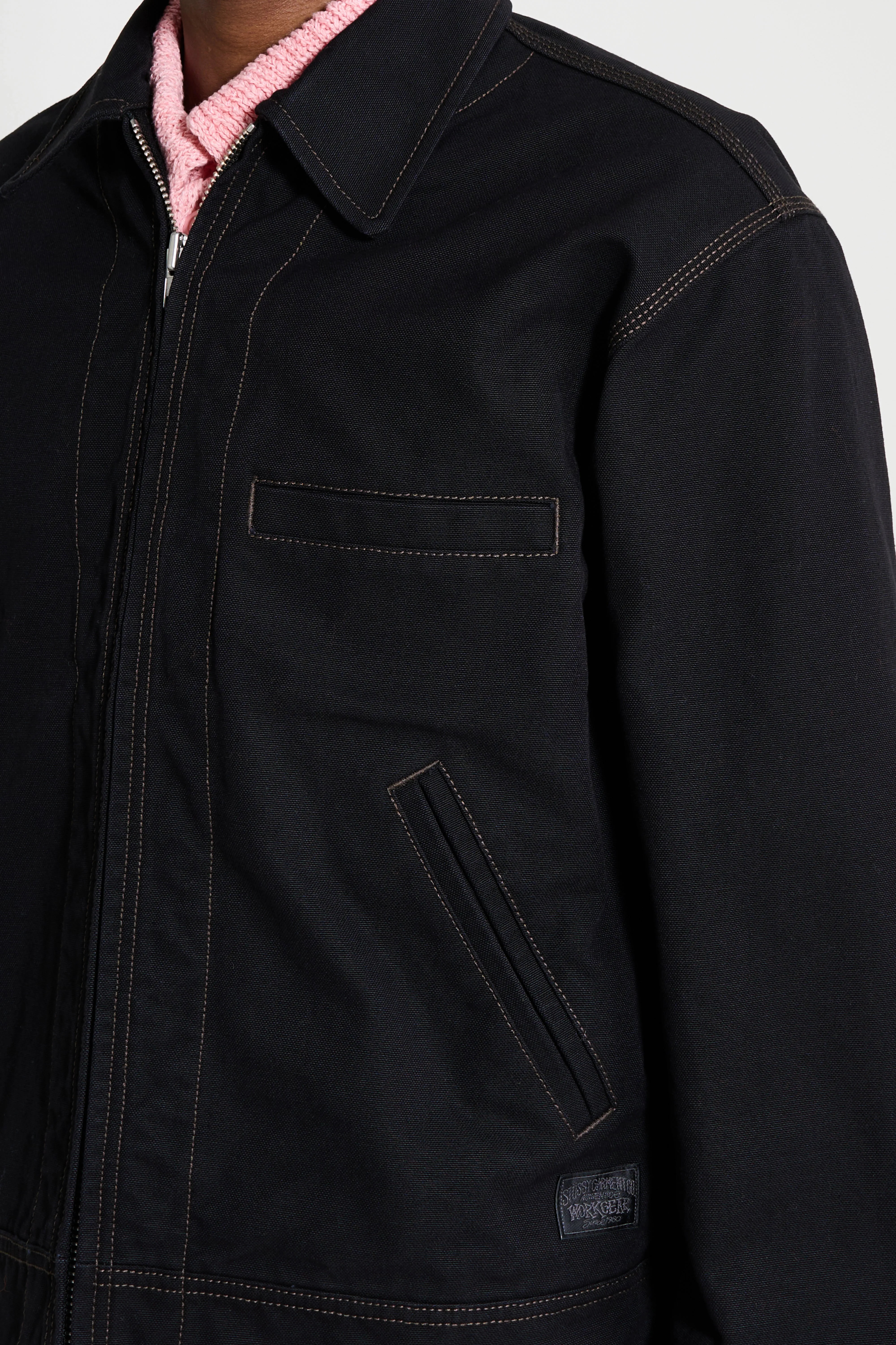 Stüssy Work Jacket Collared Black sold by Tres Bien product image thumbnail 5