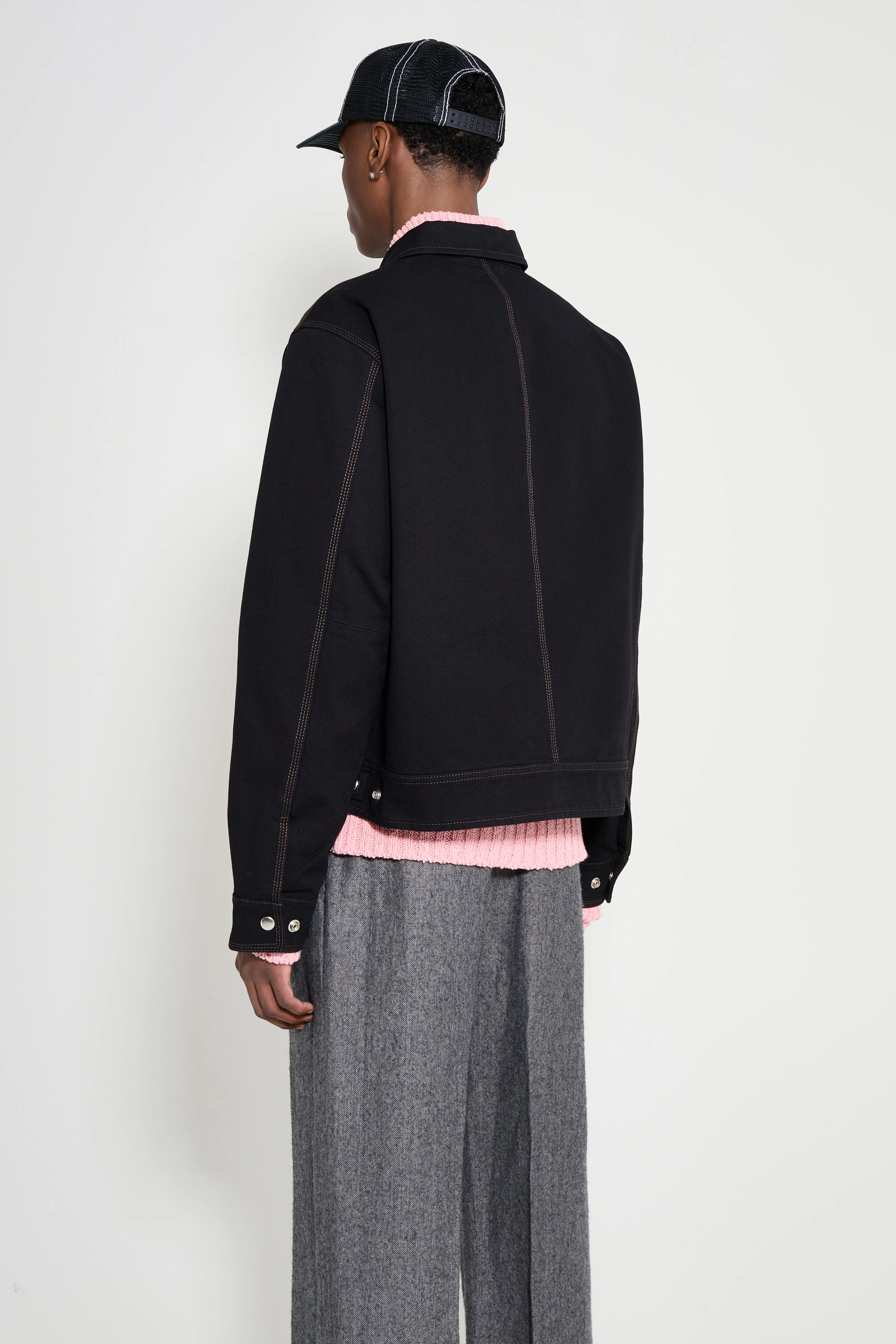 Stüssy Work Jacket Collared Black sold by Tres Bien product image thumbnail 3