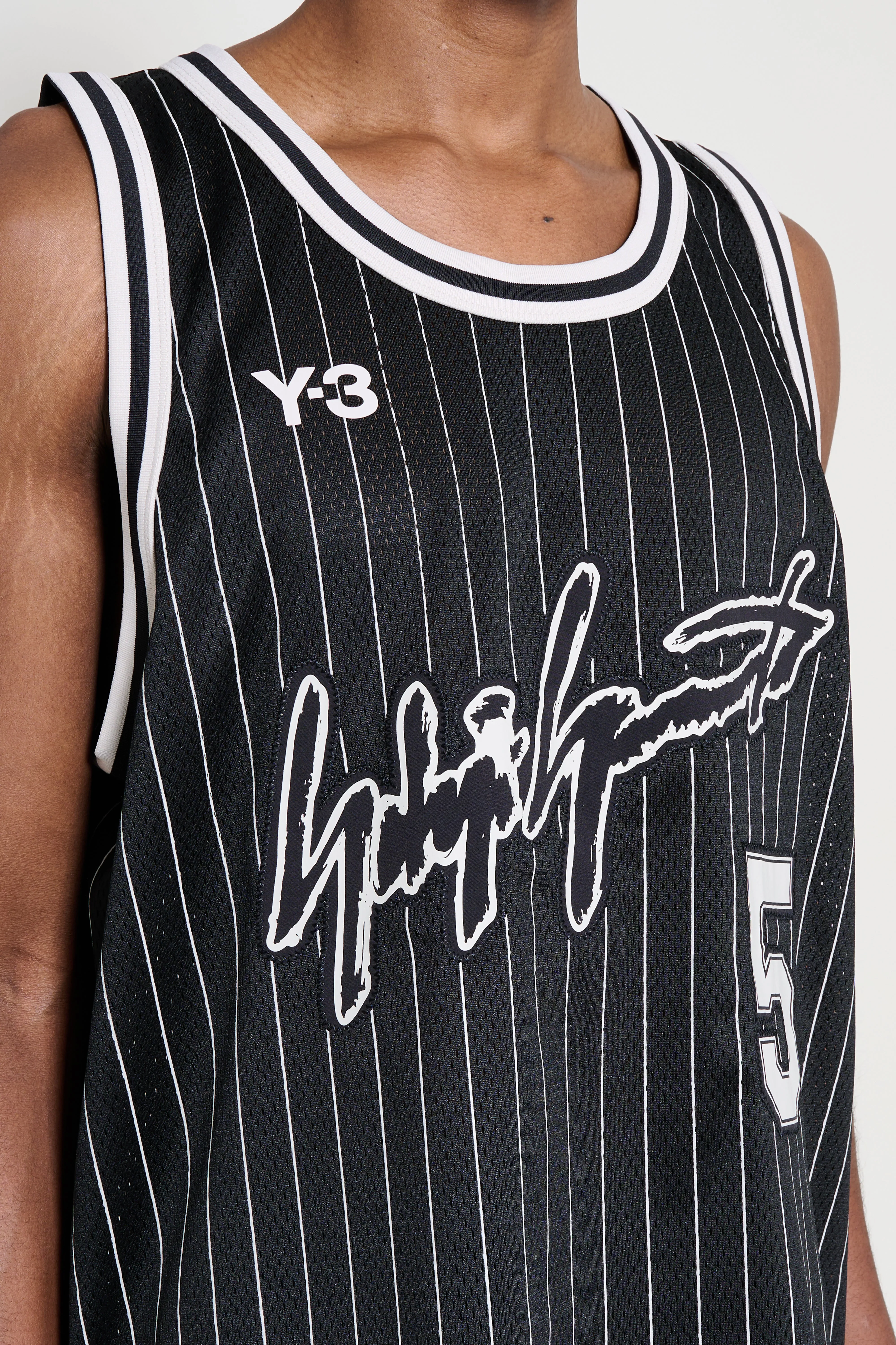 Y-3 Elite 5 Edwards Basketball Jersey Black sold by Tres Bien product image thumbnail 5
