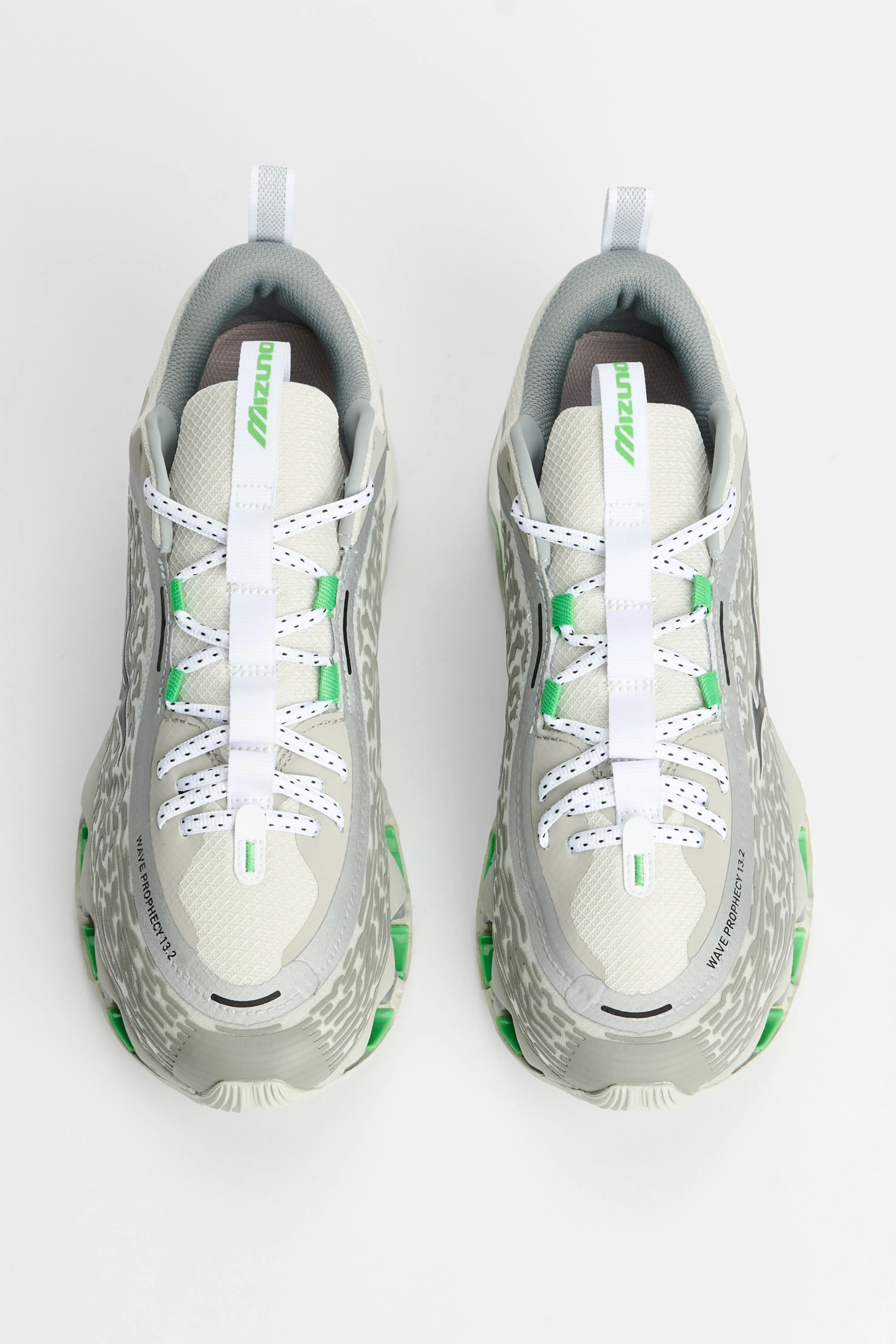 Mizuno Wave Prophecy 13.2 Harbor Mist / Black / Vibrant Green sold by Tres Bien product image thumbnail 3