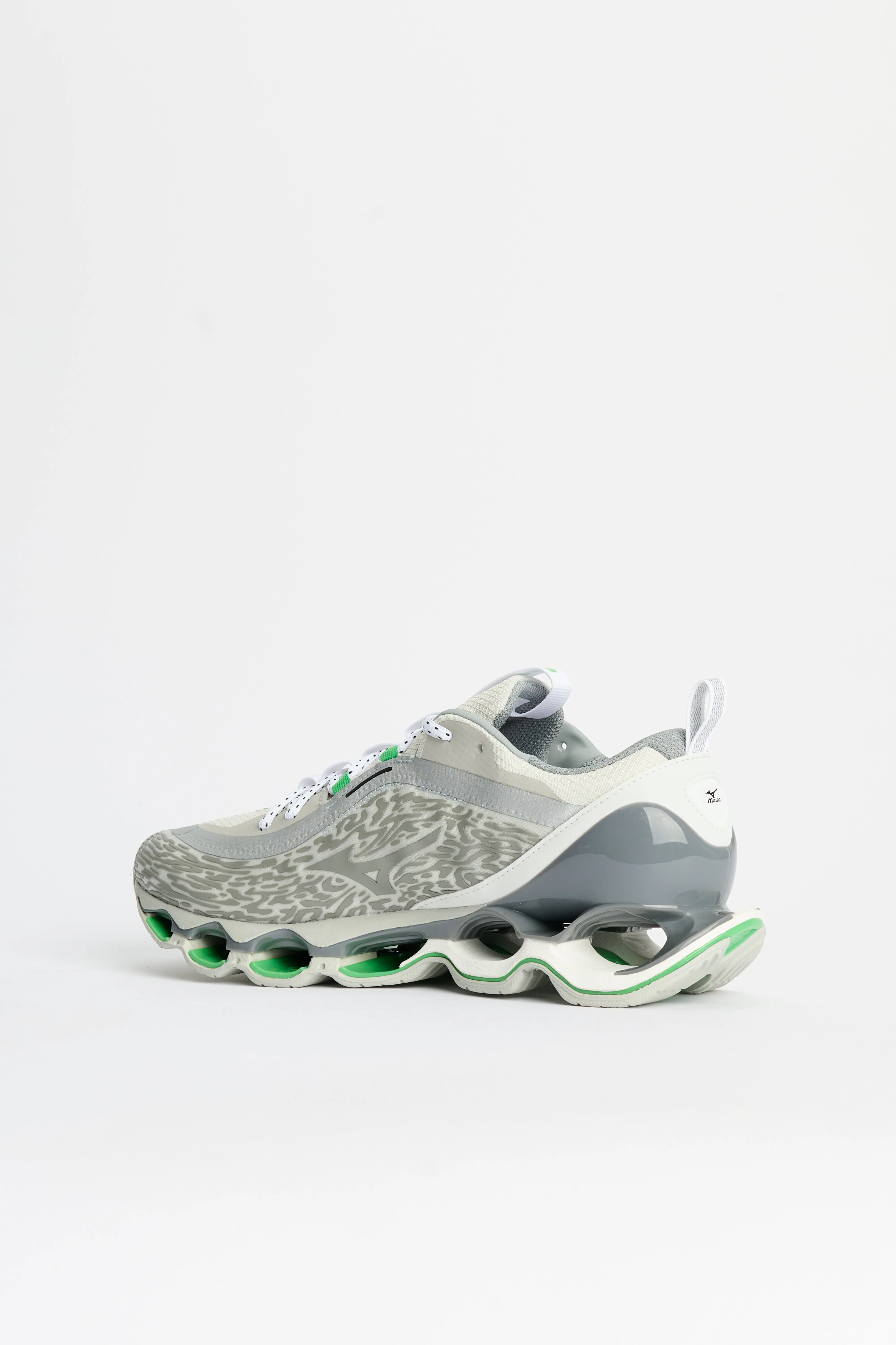 Mizuno Wave Prophecy 13.2 Harbor Mist / Black / Vibrant Green sold by Tres Bien product image thumbnail 2