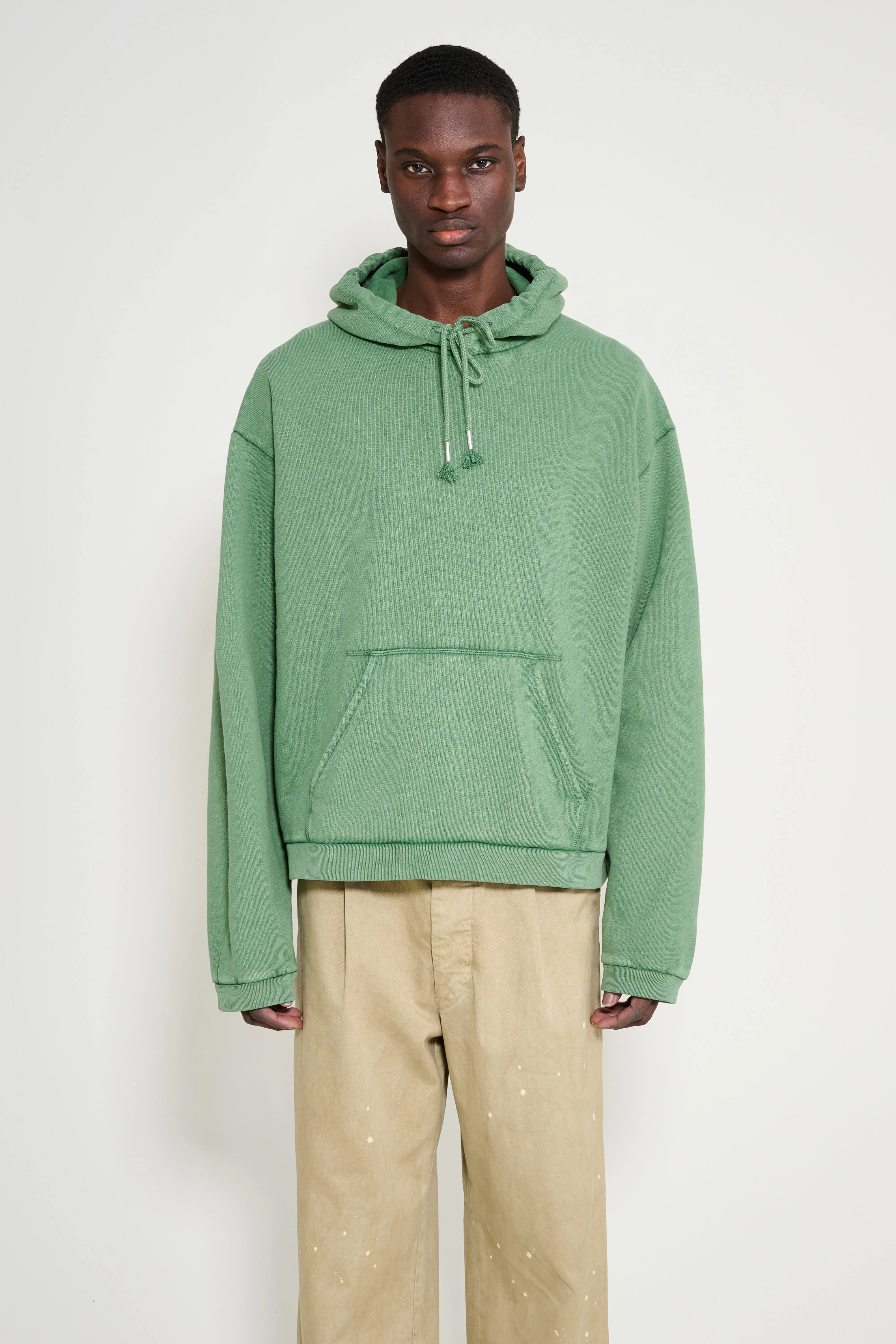 Stockholm Surfboard Club Ulf Logo Hoodie Green Mile sold by Tres Bien