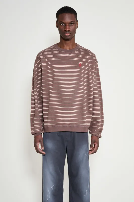 Stockholm Surfboard Club Benny Sweatshirt Brown made by Stockholm Surfboard Club