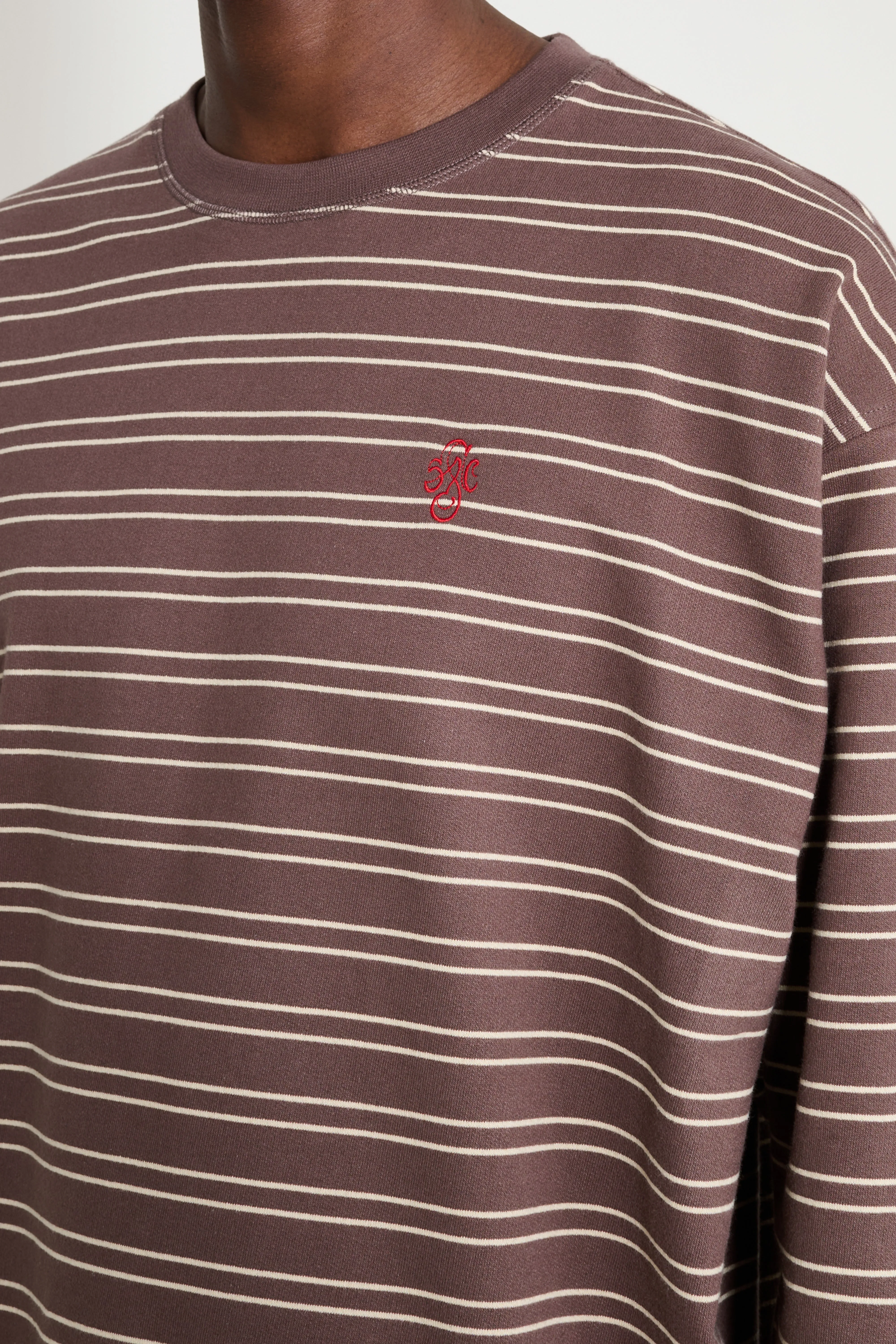 Stockholm Surfboard Club Benny Sweatshirt Brown sold by Tres Bien product image thumbnail 5