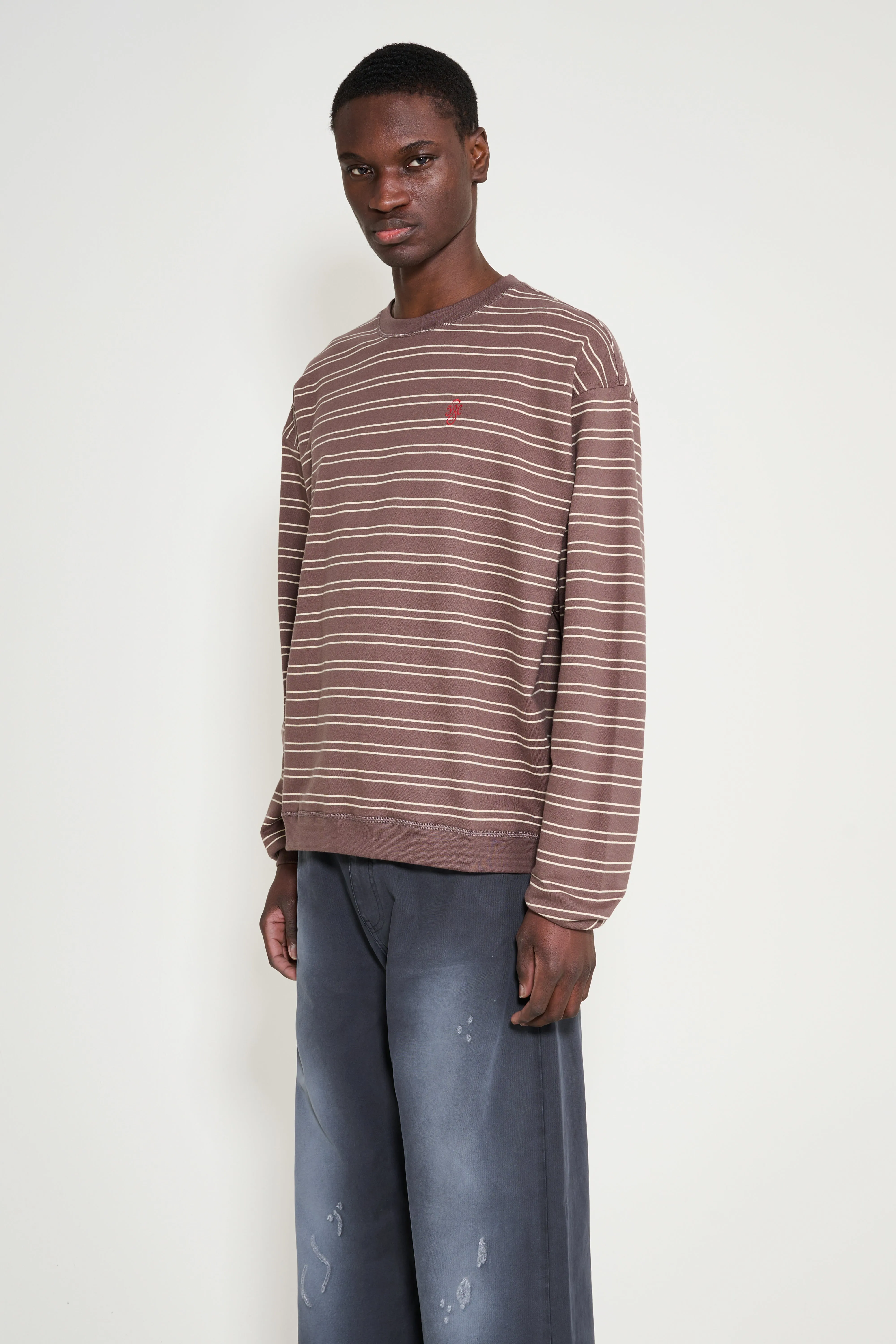 Stockholm Surfboard Club Benny Sweatshirt Brown sold by Tres Bien product image thumbnail 2