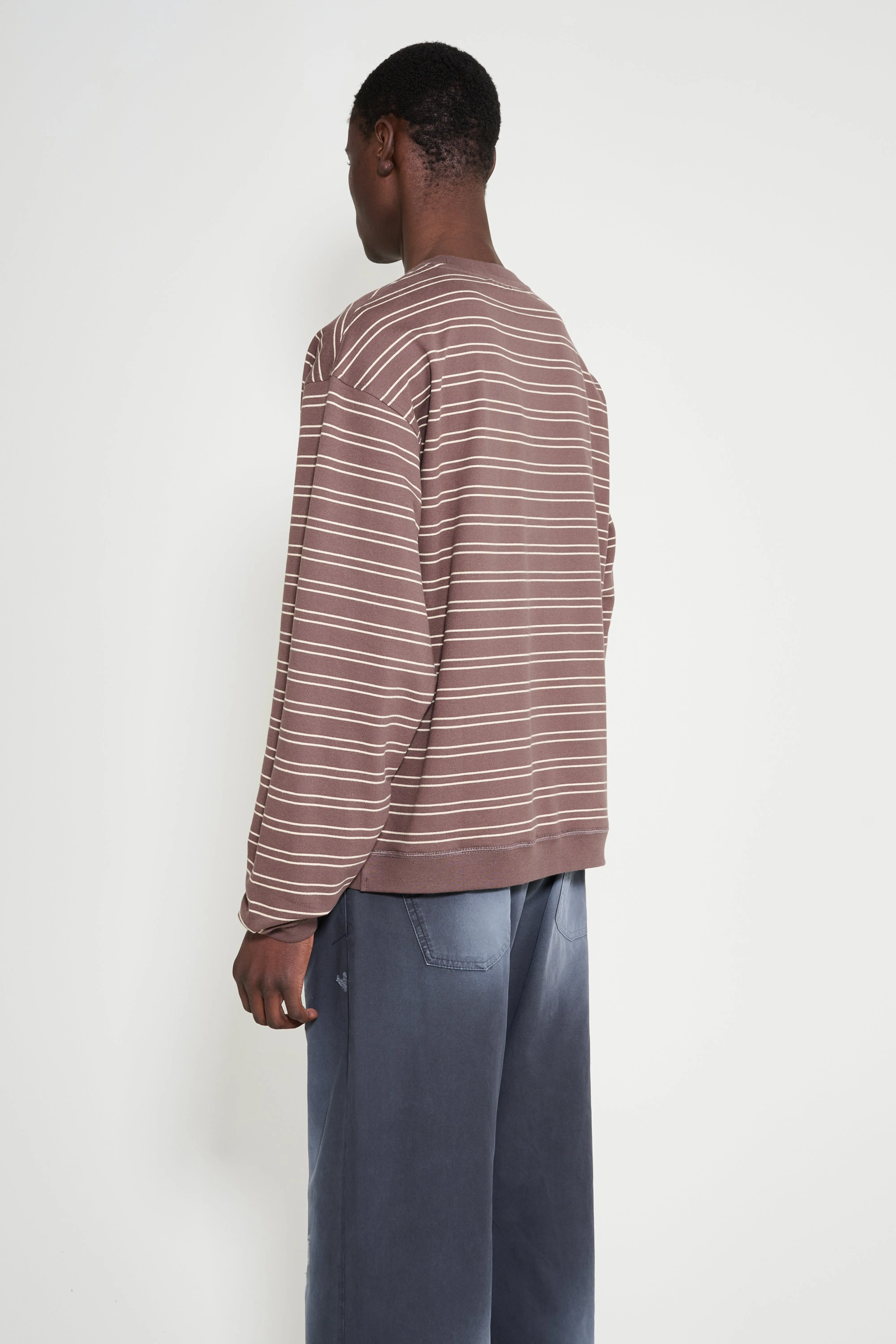 Stockholm Surfboard Club Benny Sweatshirt Brown sold by Tres Bien product image thumbnail 3