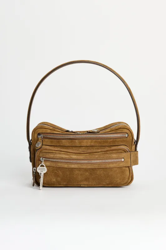 Acne Studios Camero Party Bag Suede Cognac Brown made by Acne Studios