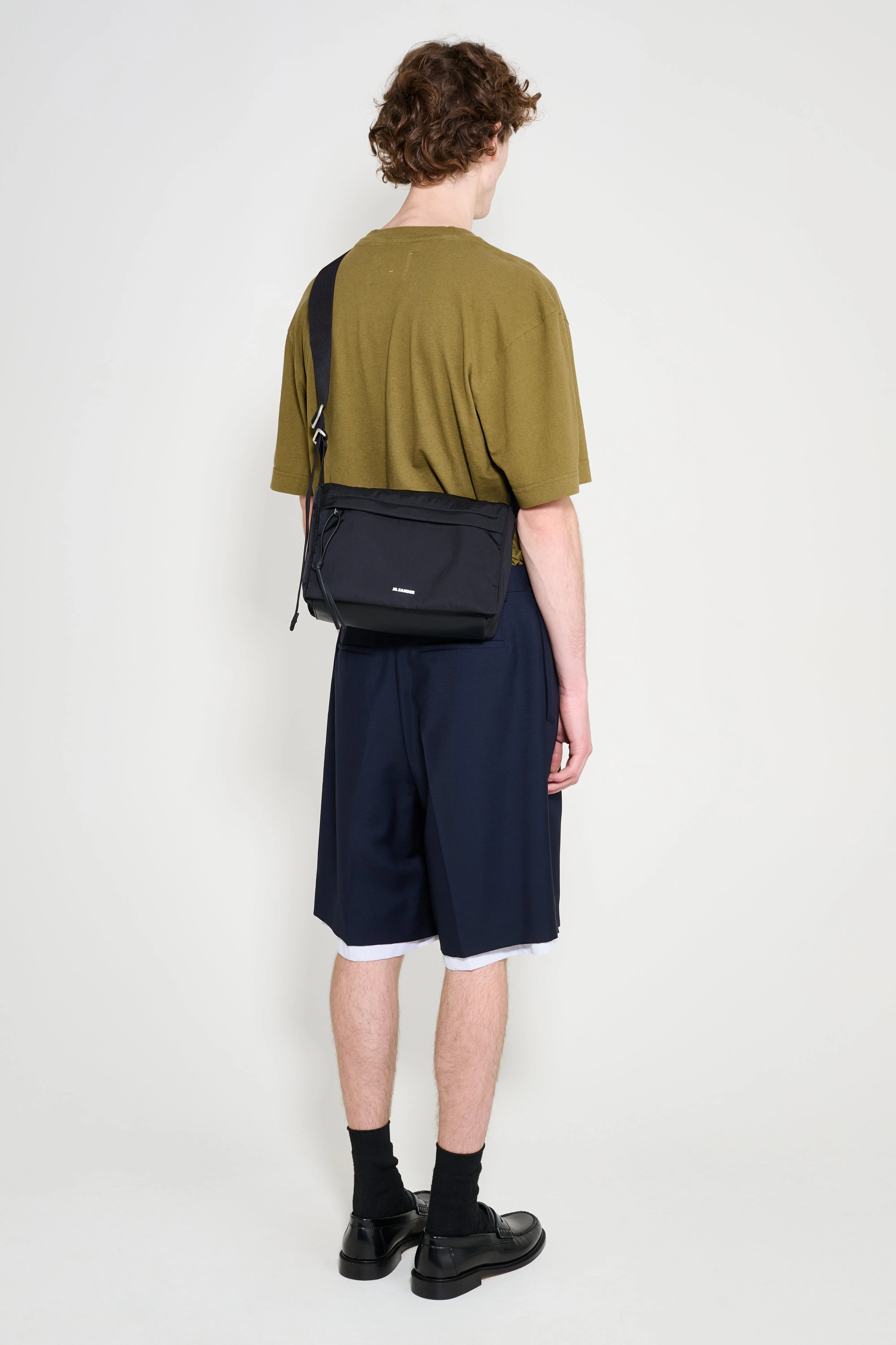 Jil Sander Soft Shoulder Bag Black sold by Tres Bien product image thumbnail 4