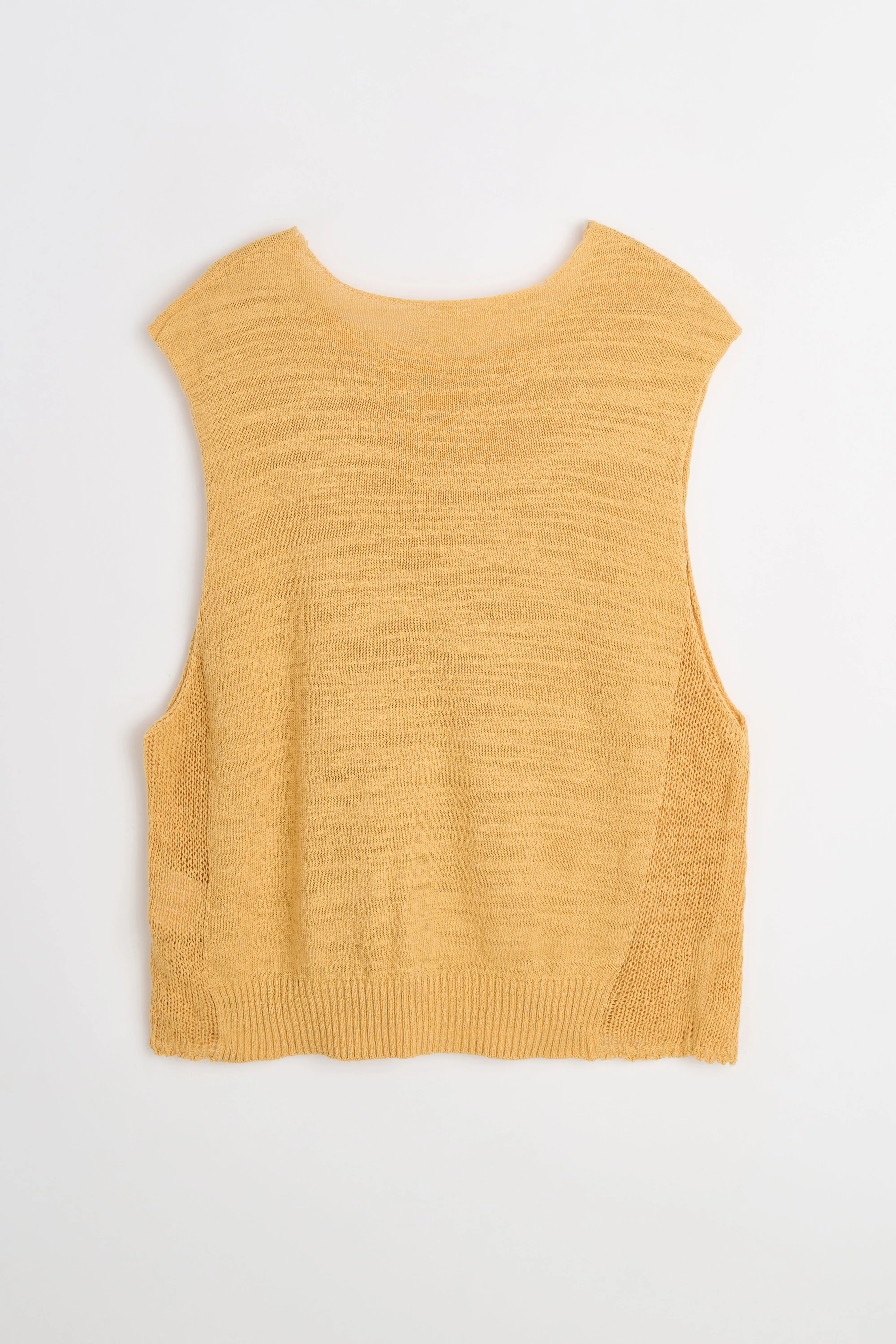 TRÈS BIEN Archive Très Bien Knitted Vest Beige sold by Tres Bien product image thumbnail 2