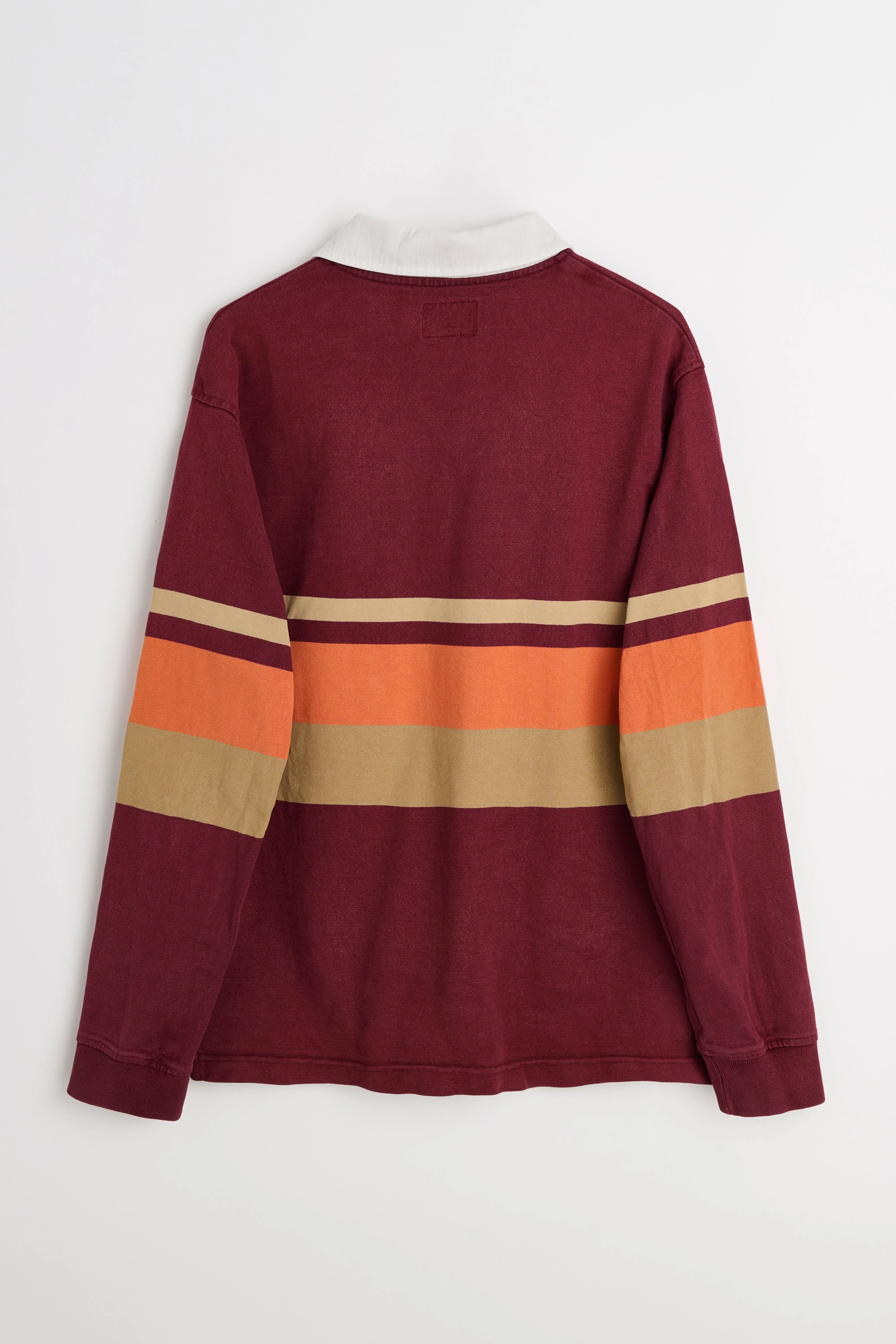 TRÈS BIEN Archive Stüssy Rugby Shirt Burgundy / Brown sold by Tres Bien product image thumbnail 2