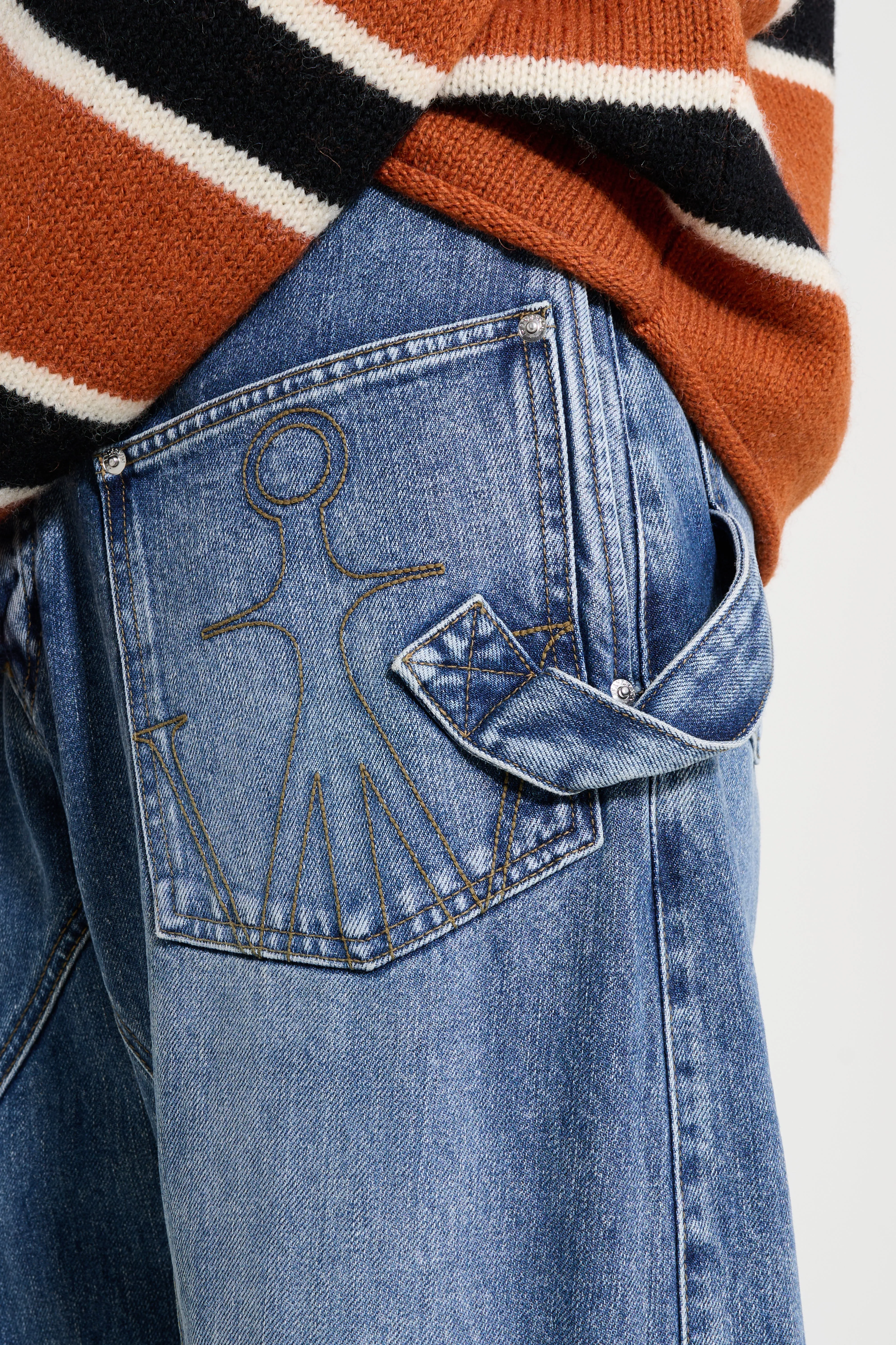 JW Anderson Twisted Workwear Jeans Mid Blue sold by Tres Bien product image thumbnail 5